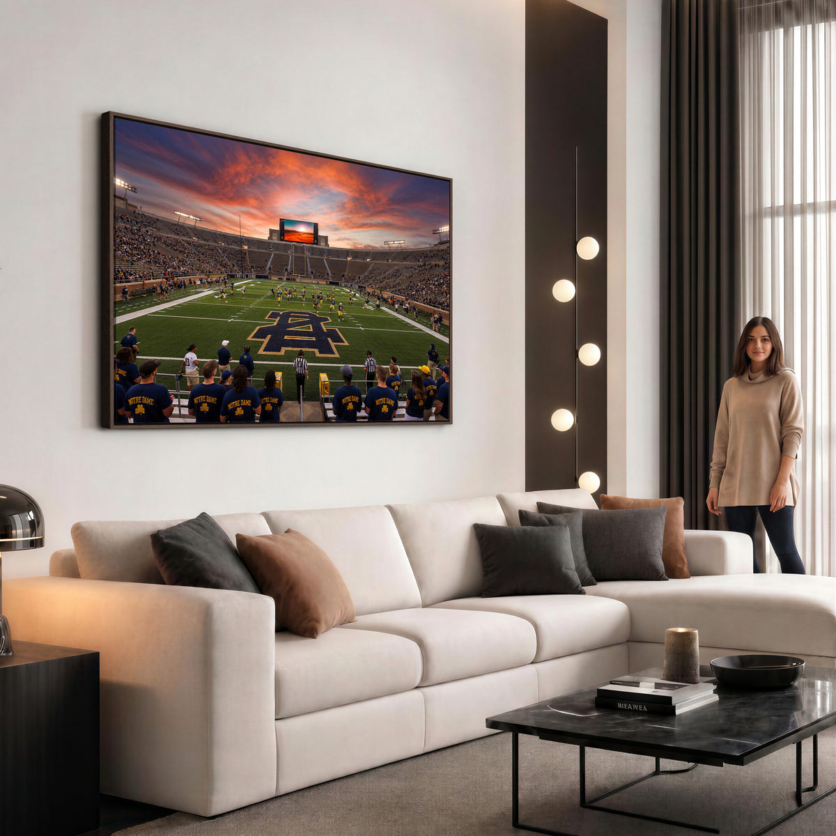 75411323-MGV-CV-36X24 - Stadium Wall Art Canvas Print