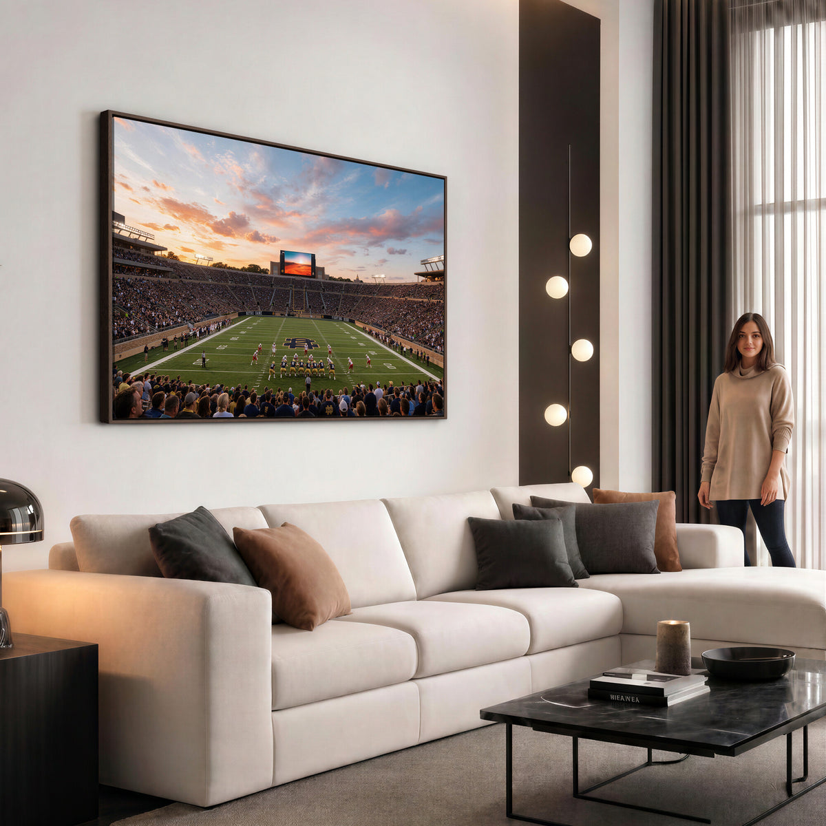 54464530-MGV-CV-36X24 - Stadium Wall Art Canvas Print