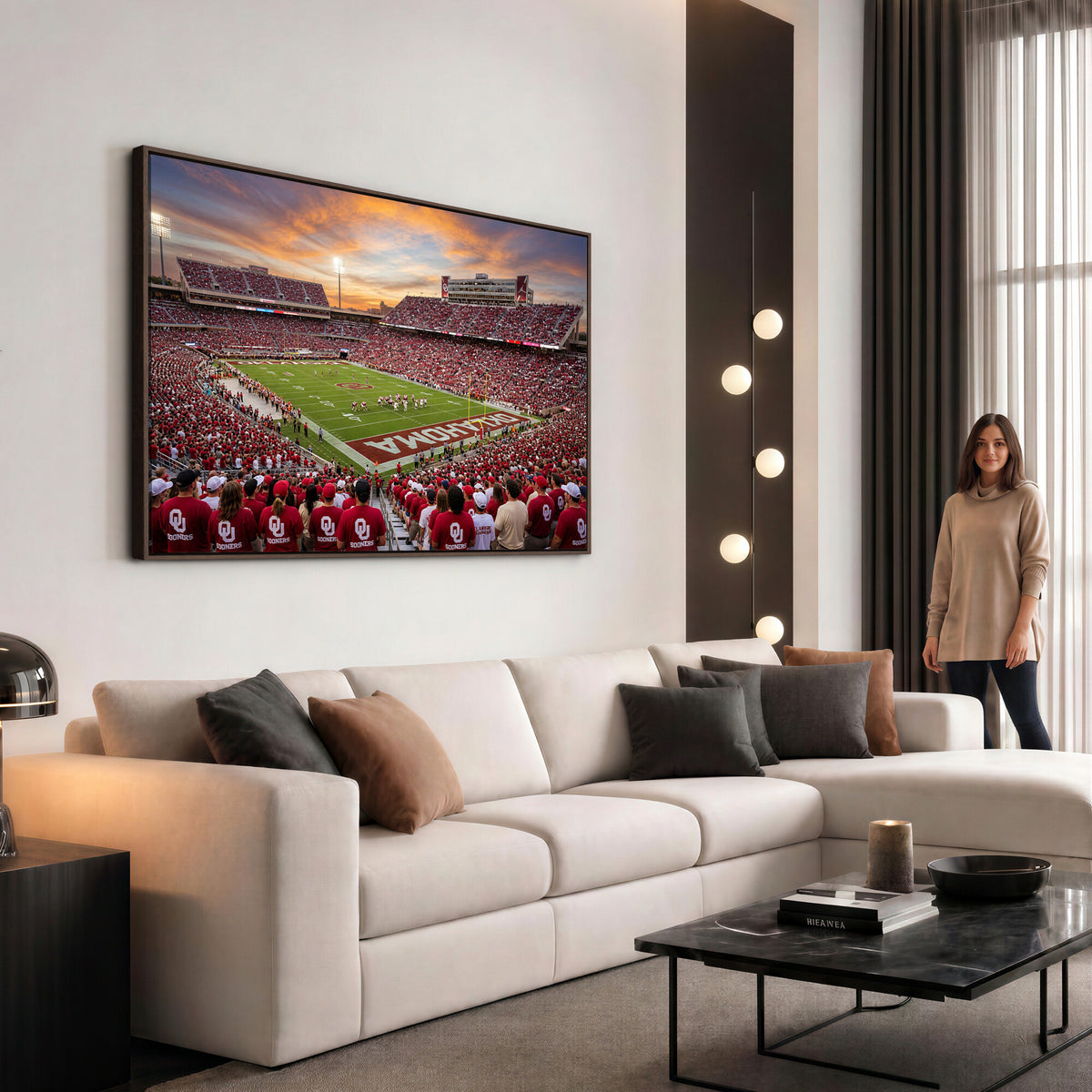 92718741-MGV-CV-36X24 - Stadium Wall Art Canvas Print