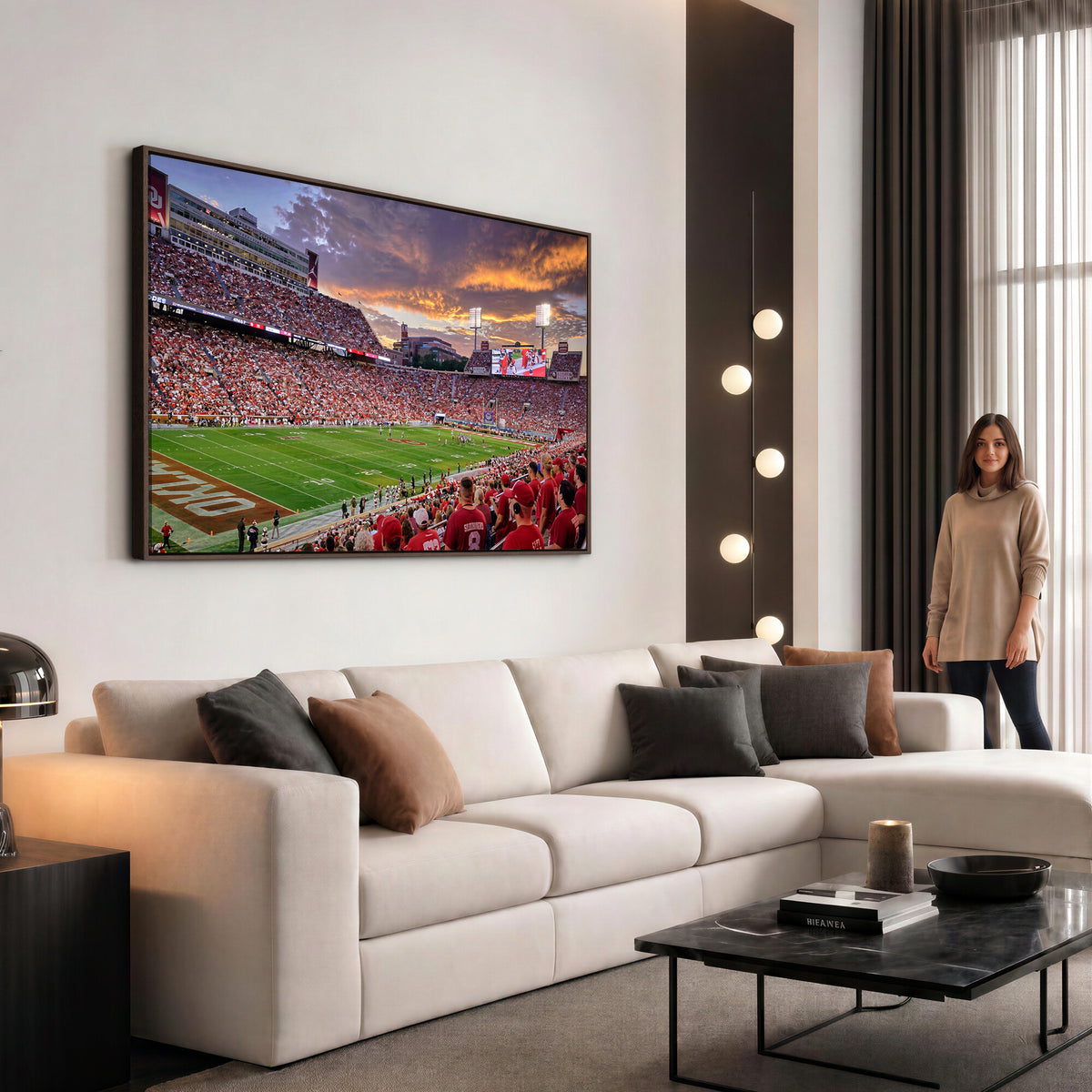 47794729-MGV-CV-36X24 - Stadium Wall Art Canvas Print