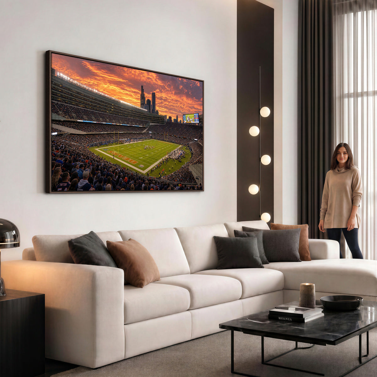 25159364-MGV-CV-36X24 - Stadium Wall Art Canvas Print