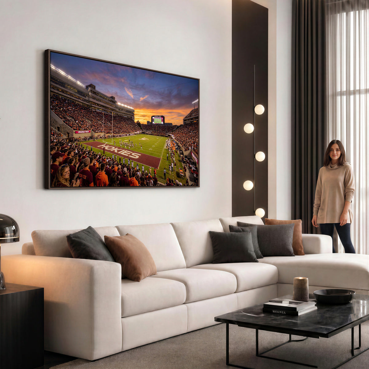 87141841-MGV-CV-36X24 - Stadium Wall Art Canvas Print