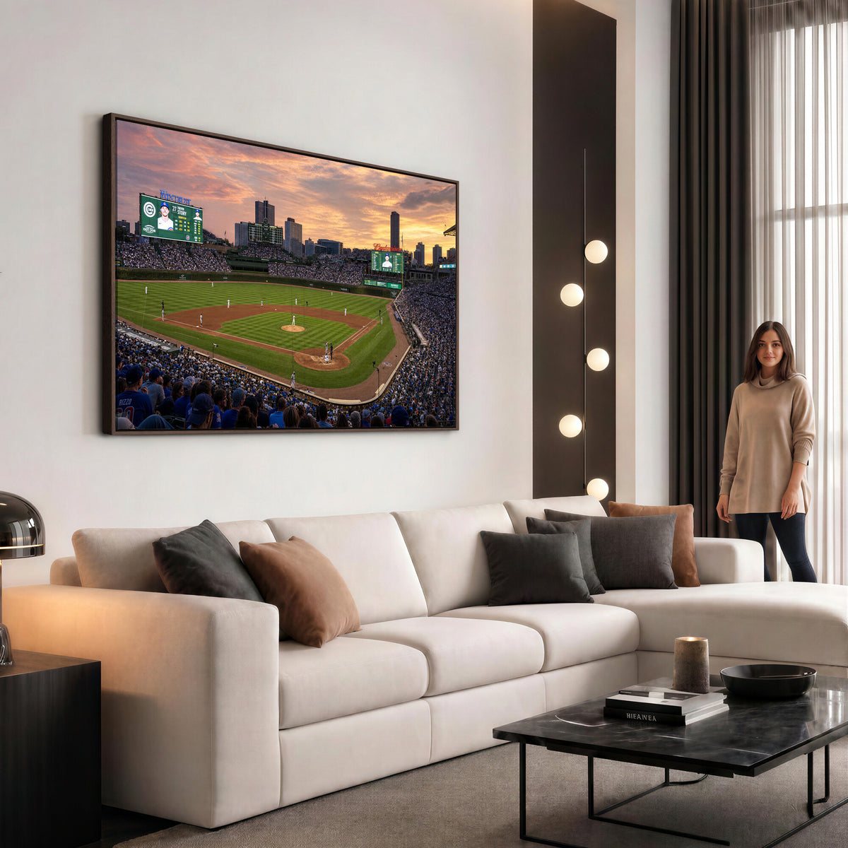 41641466-MGV-CV-36X24 - Stadium Wall Art Canvas Print