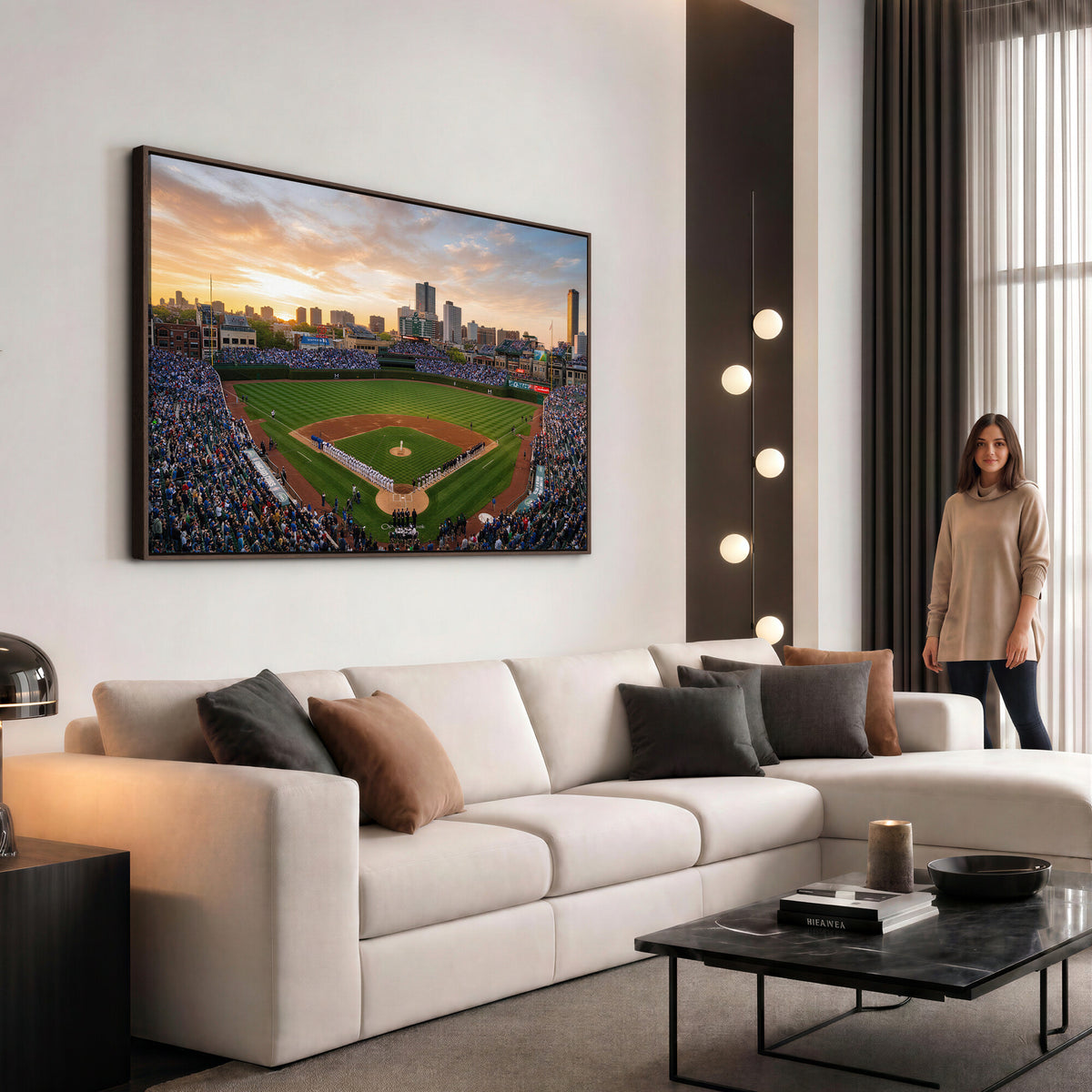 76885212-MGV-CV-36X24 - Stadium Wall Art Canvas Print