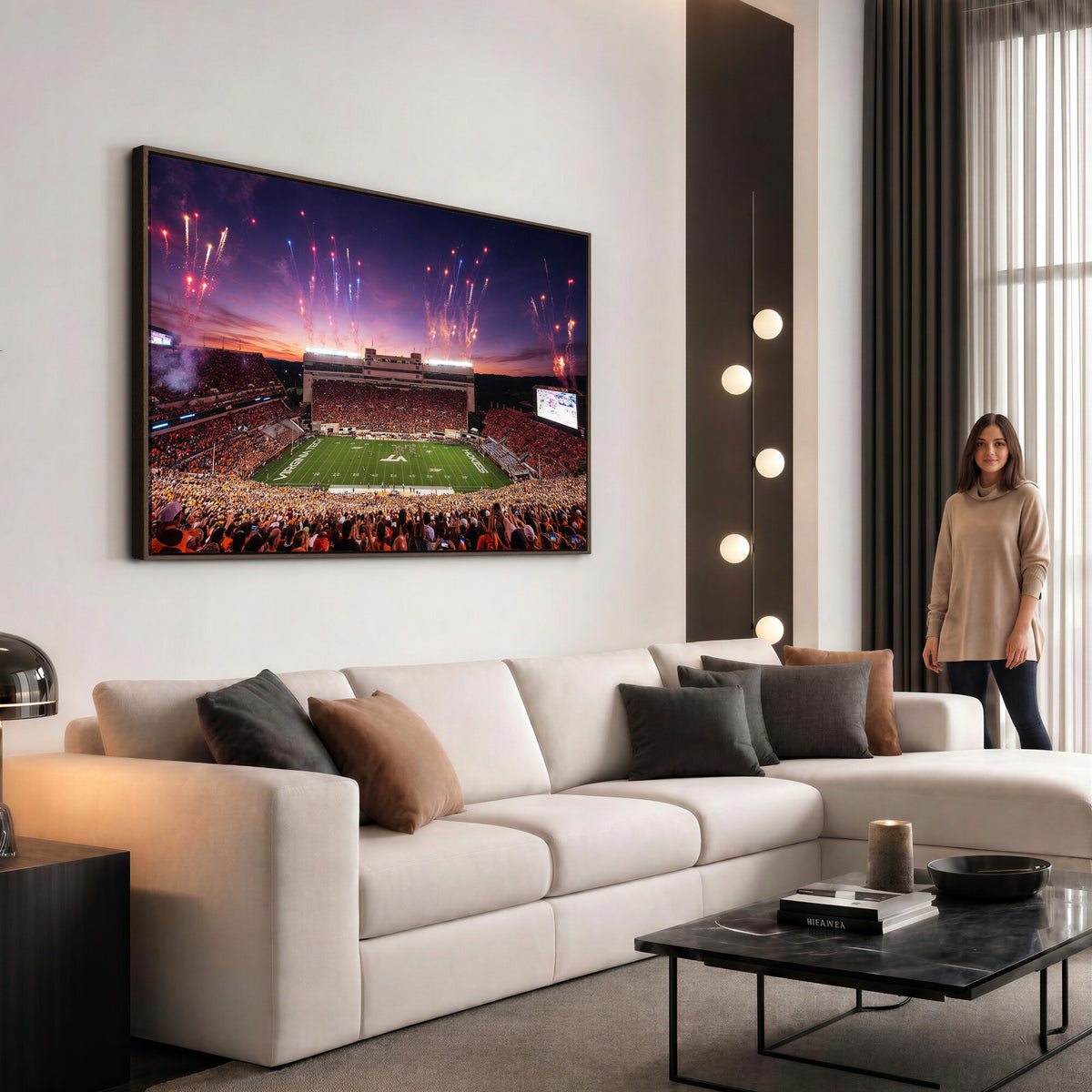 60785214-MGV-CV-36X24 - Stadium Wall Art Canvas Print
