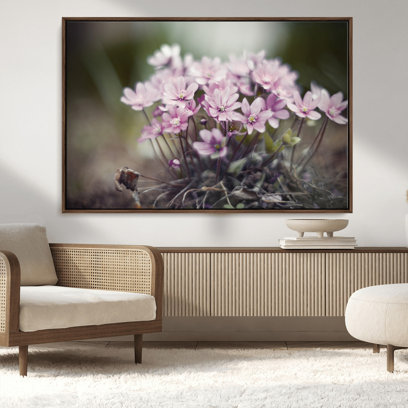 MGV-FC-36X24 - Pink Wild Flower Canvas Print