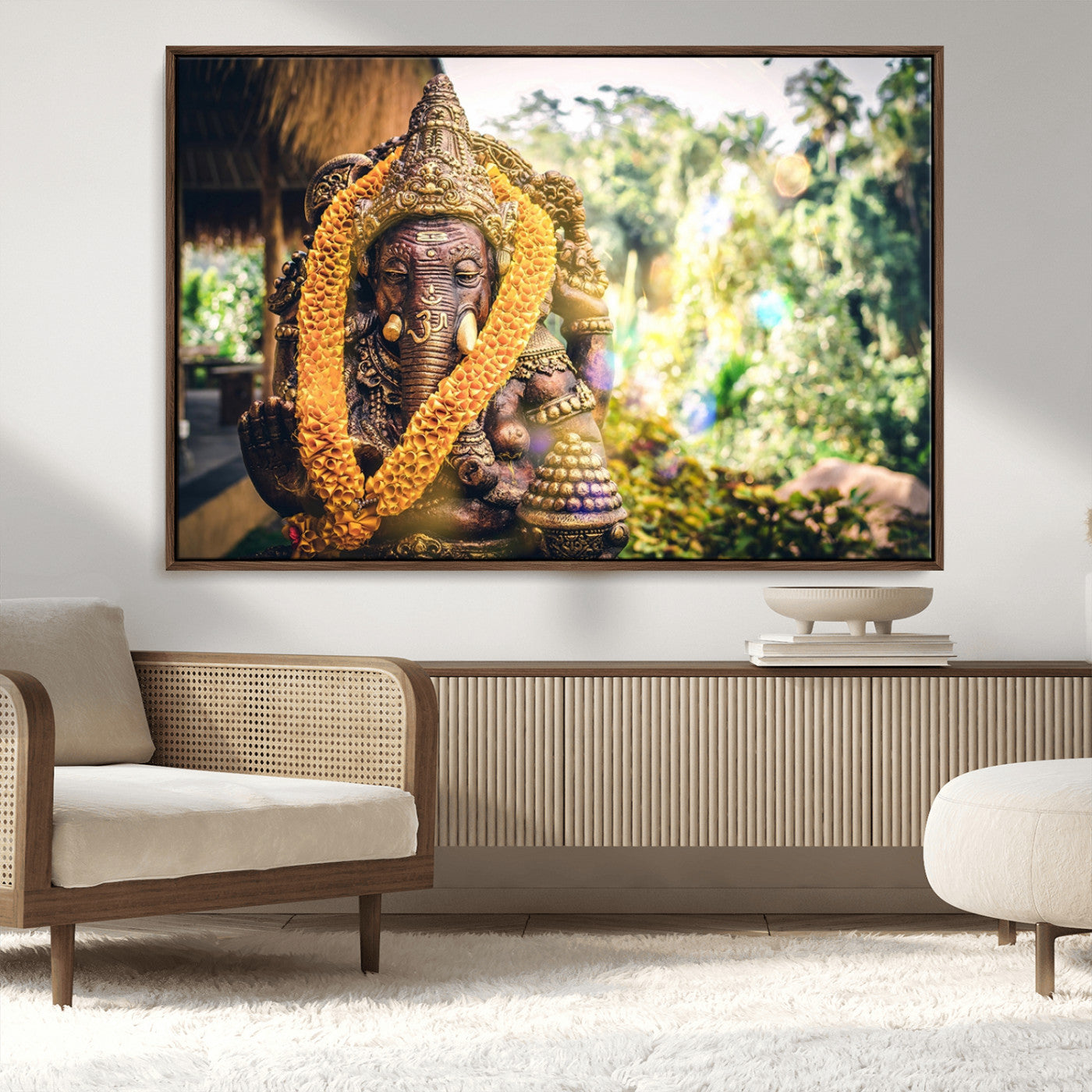 MGV-FC-36X24 - Hinduism Statue Wall Art Canvas Print