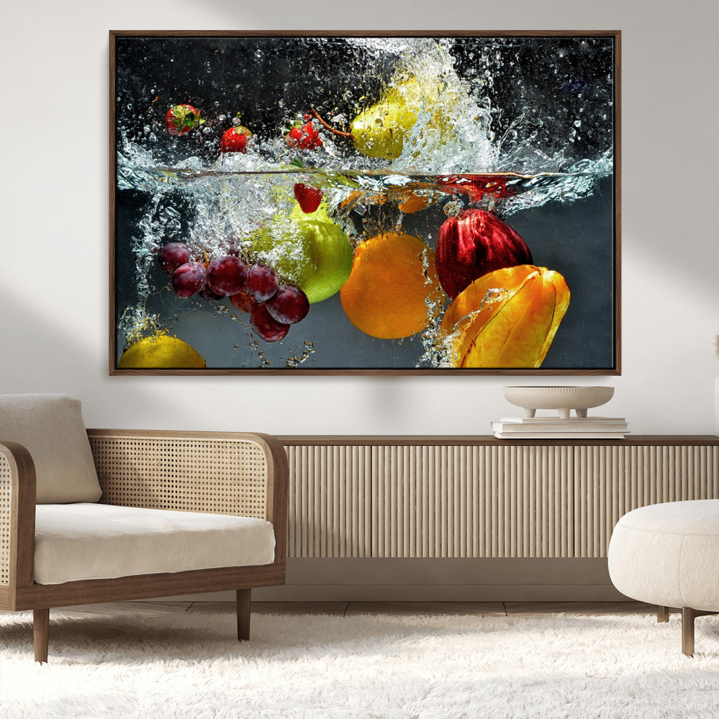 MGV-FC-36X24 - Kithen Vegetables World Wall Art Canvas Print