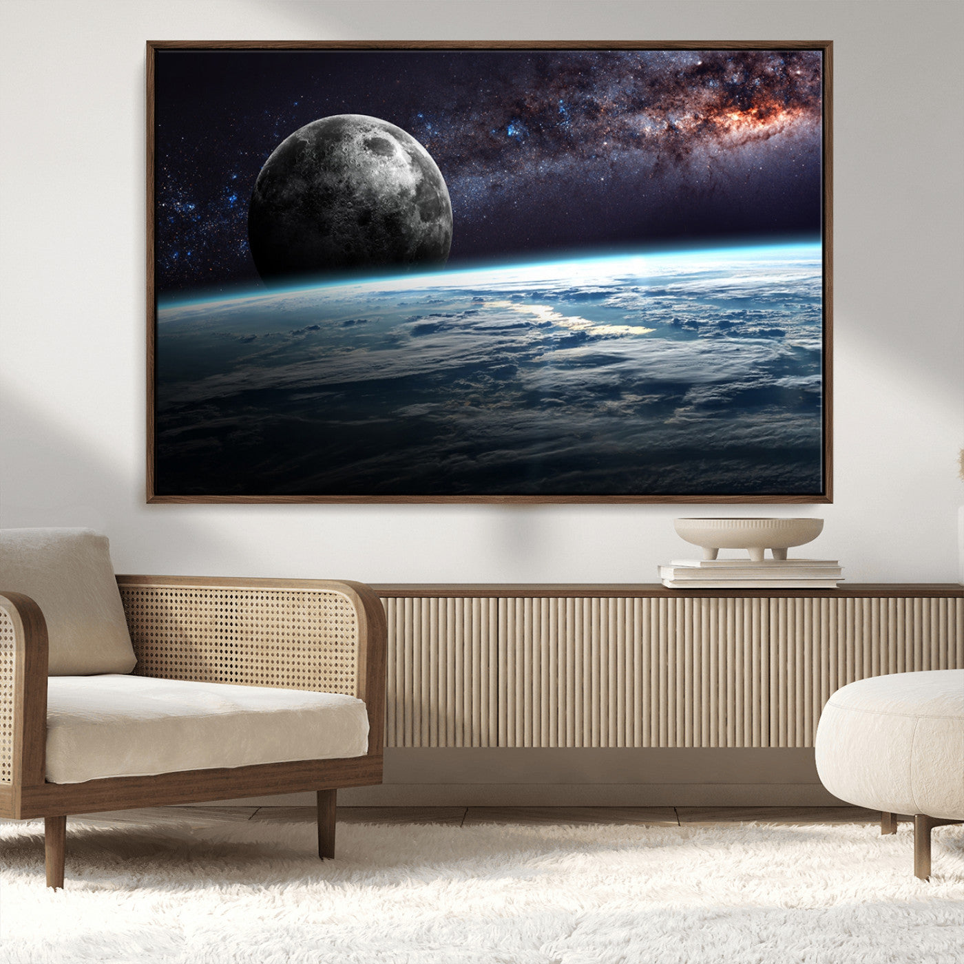 MGV-FC-36X24 - Space and Planet Canvas Print