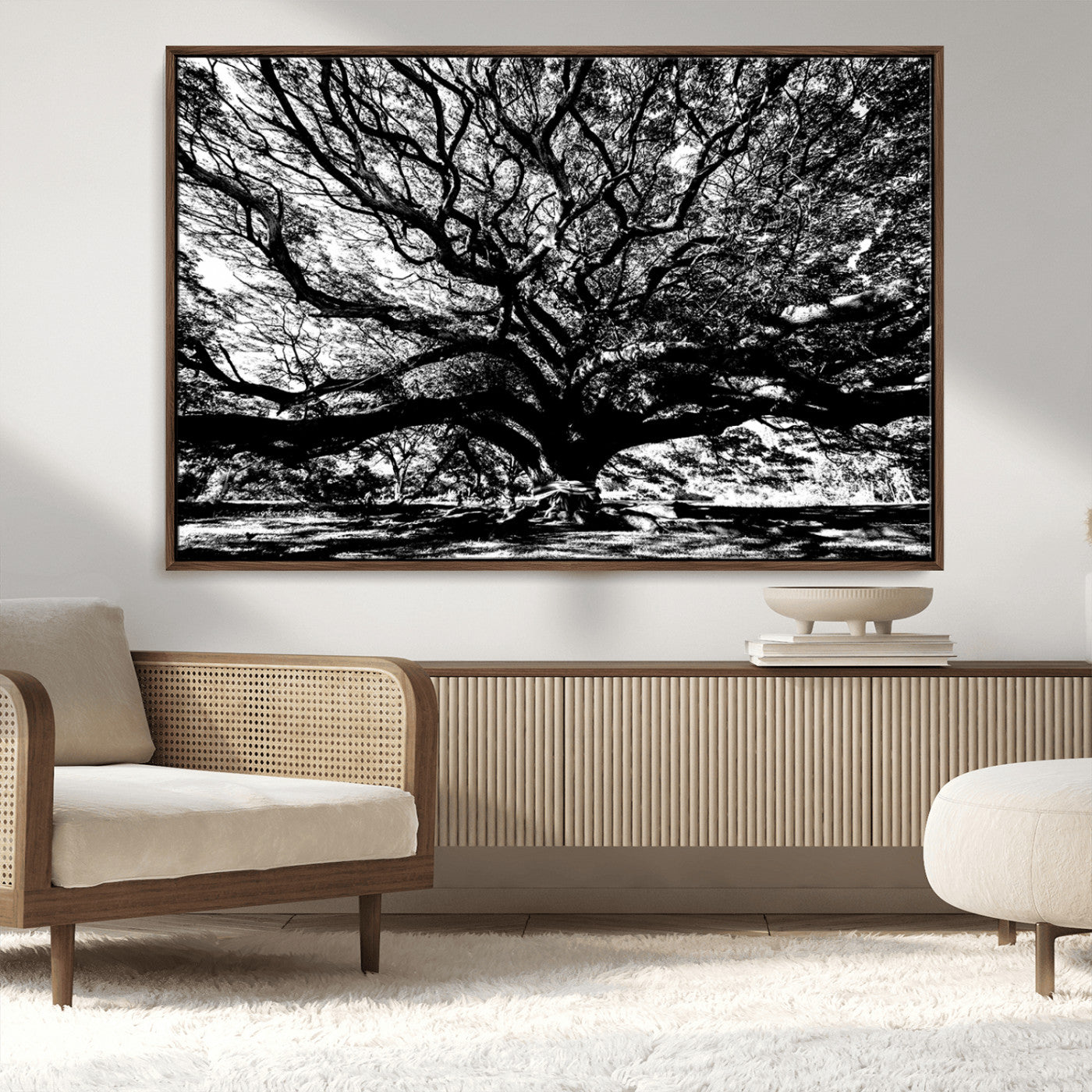 MGV-FC-36X24 - Mighty Angel Oak Wall Art | Angel Oak Tree Art Print