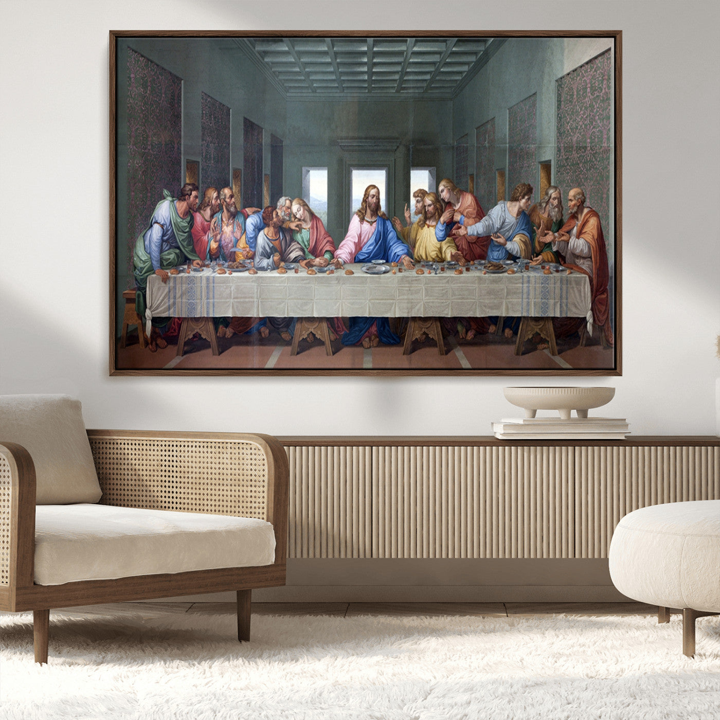 MGV-FC-36X24 - The Last Supper Multi Panel Canvas Wall Art