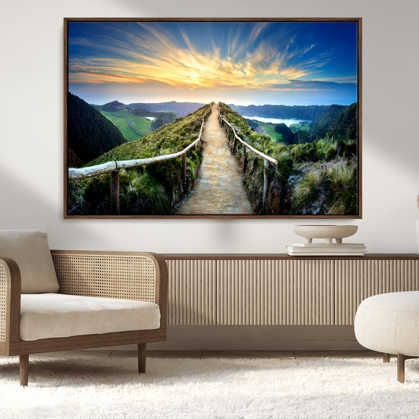 MGV-FC-36X24 - Mountain Landscape Wall Art Canvas Print