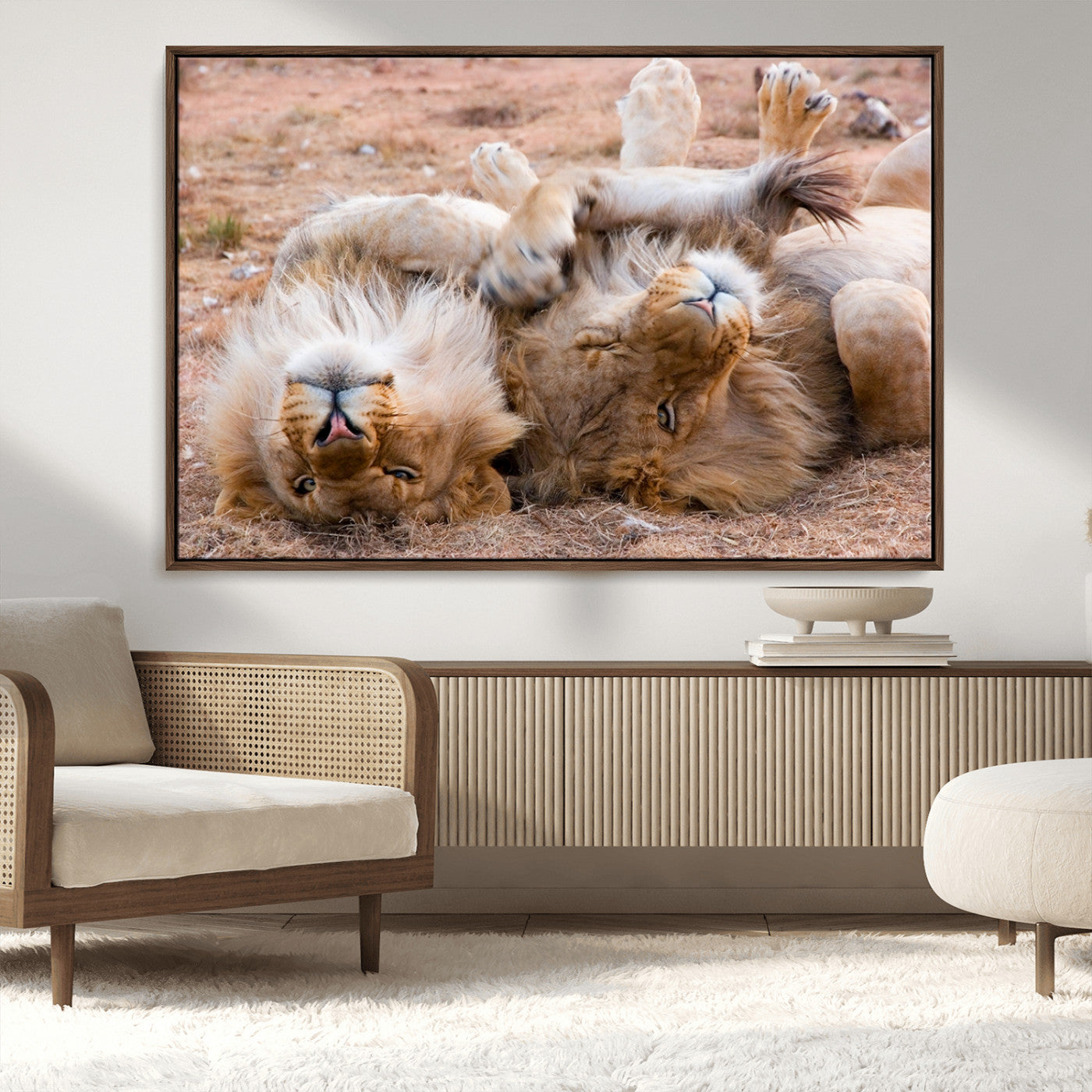 MGV-FC-36X24 - Animal Wall Art Lion Canvas Print