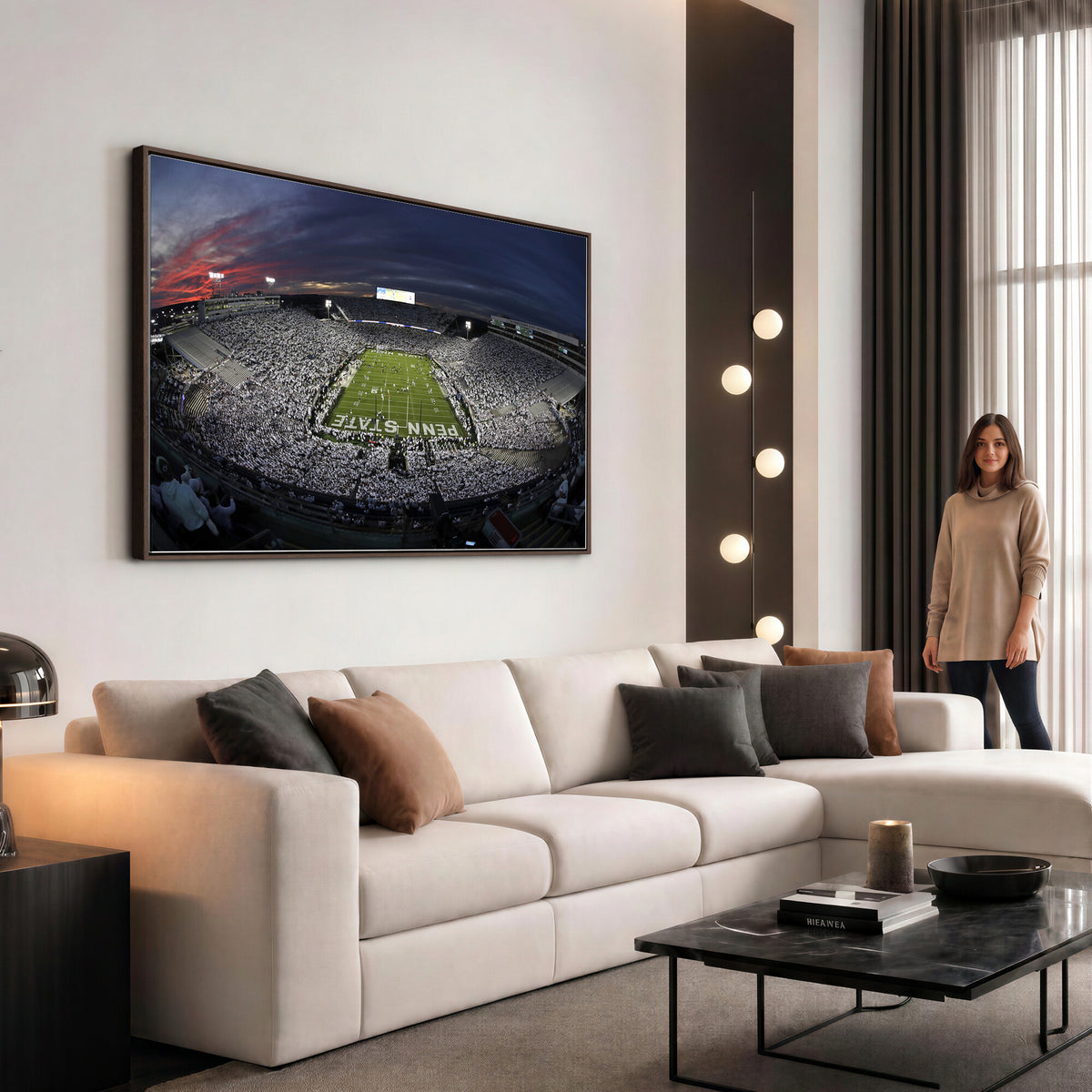 59877-MGV-CV-36X24 - Penn State University Nittany Lions Football Team Print