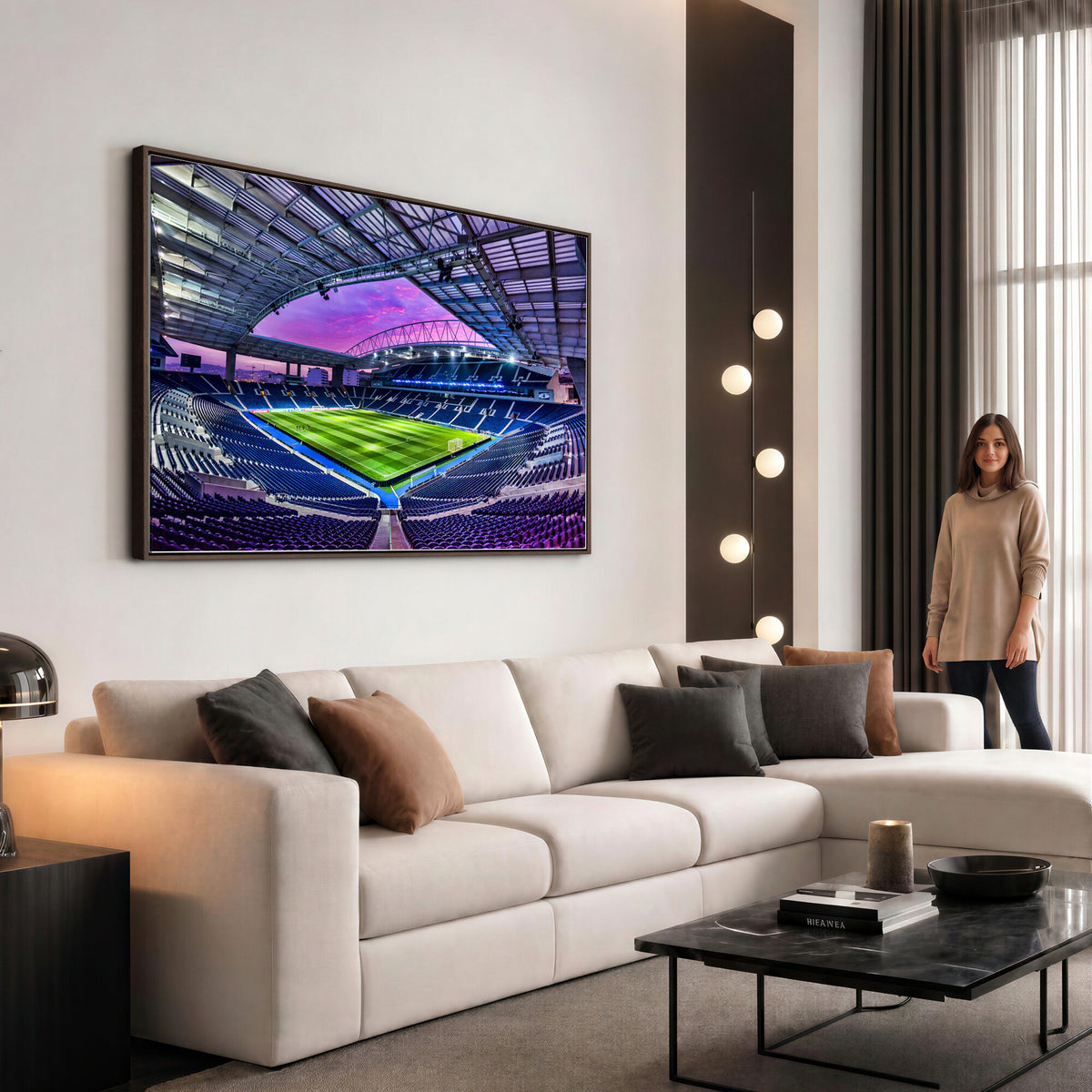 10851-MGV-CV-36X24 - FC Porto Soccer Team Print Canvas, Dragon Stadium Wall Art