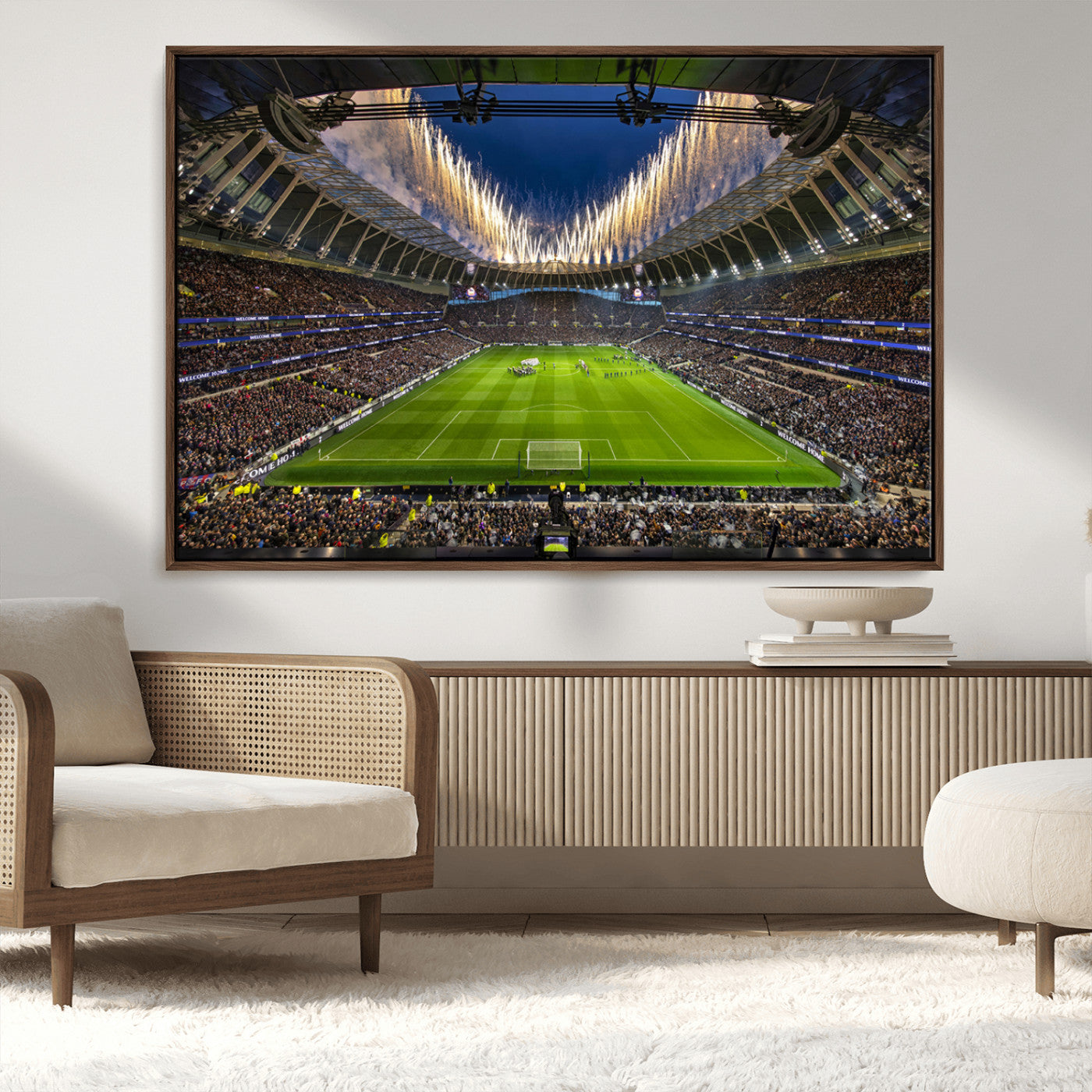 MGV-FC-36X24 - Tottenham Hotspur Football Team Print - London Tottenham Hotspur Stadium Wall Art Canvas Print