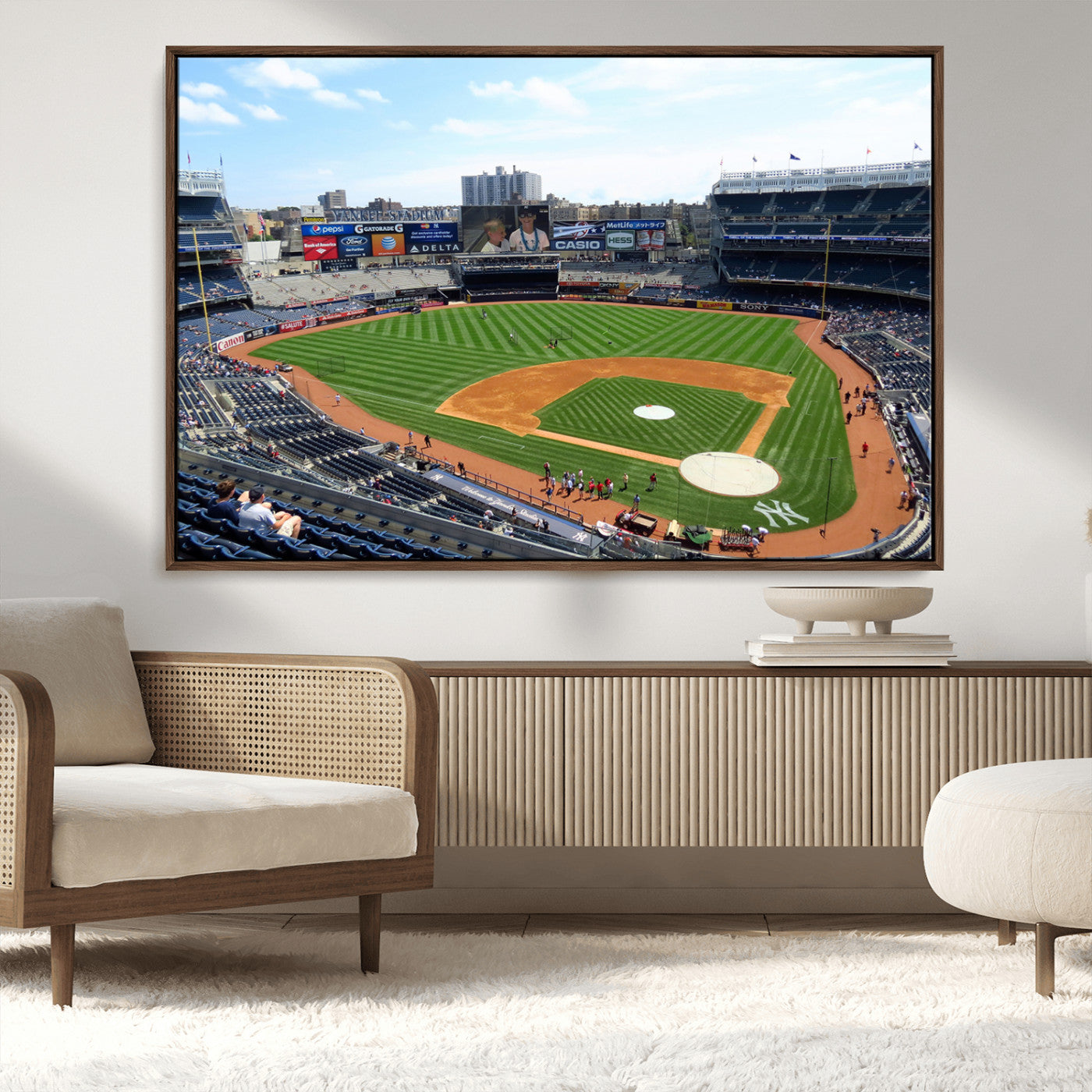 MGV-FC-36X24 - Buffalo Bills Stadium Wall Art - Buffalo Bills Decor- NFL Fans Gift, Perfect Sports Decor for Living