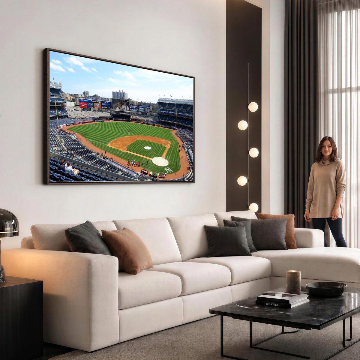 98047-MGV-CV-36X24 - Buffalo Bills Stadium Wall Art, Buffalo Bills Decor, NFL Fan Gift