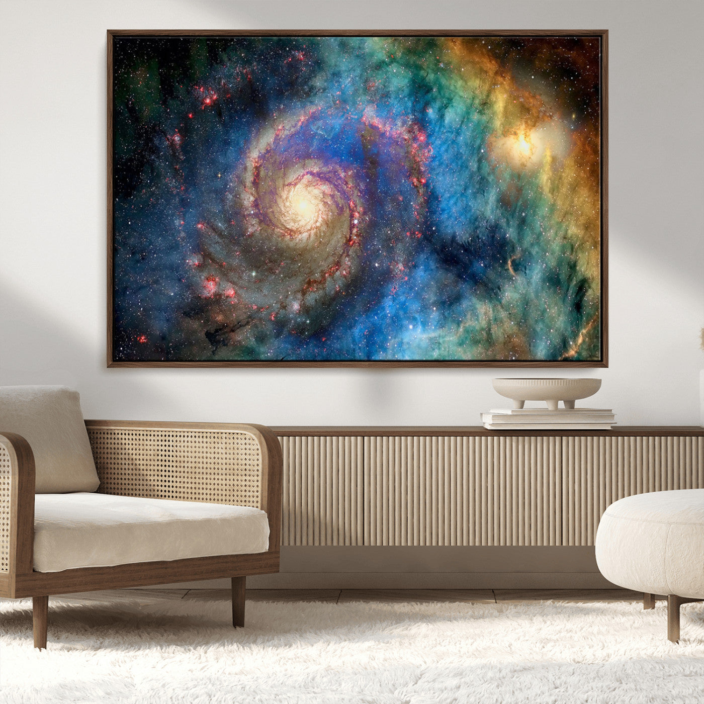 MGV-FC-36X24 - Spiral Galaxy Wall Art Canvas Print