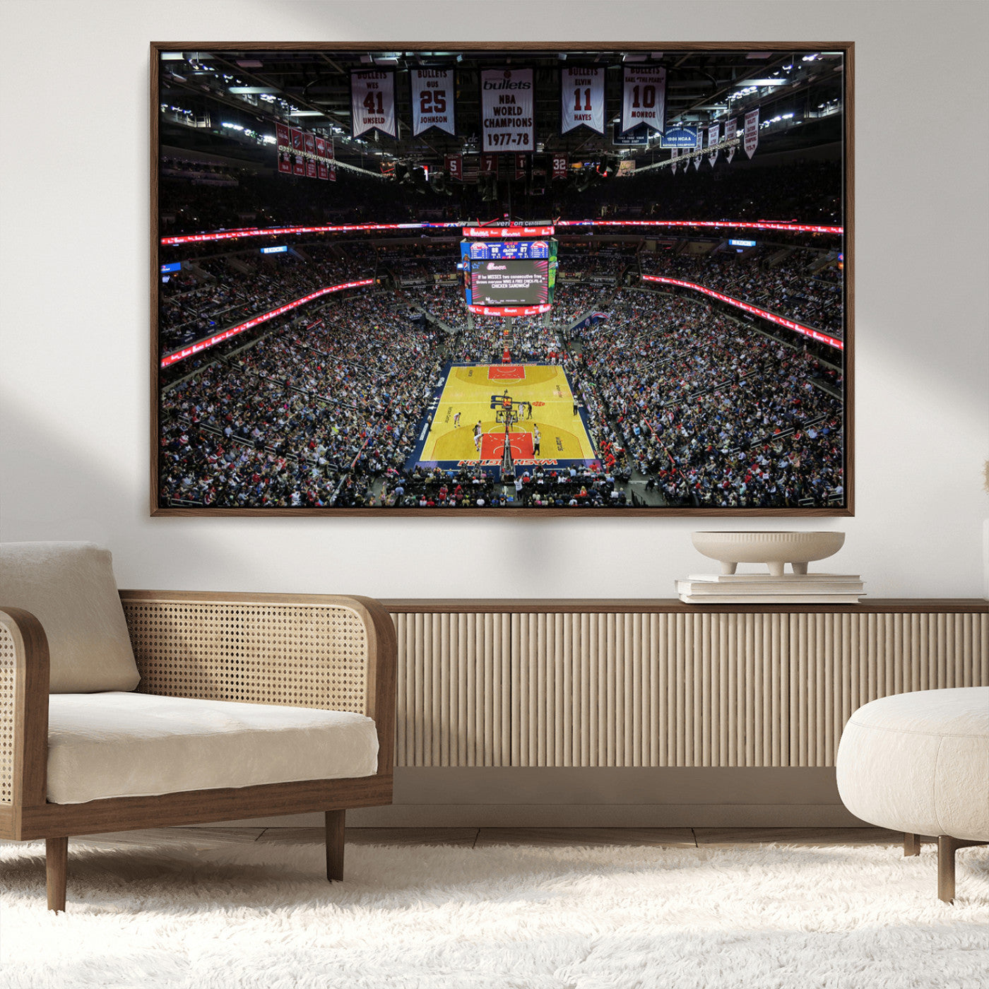 MGV-FC-36X24 - Capital One Arena Stadium Wall Art | Canvas Print | Ready to Hang | Washington D.C. Sports Decor
