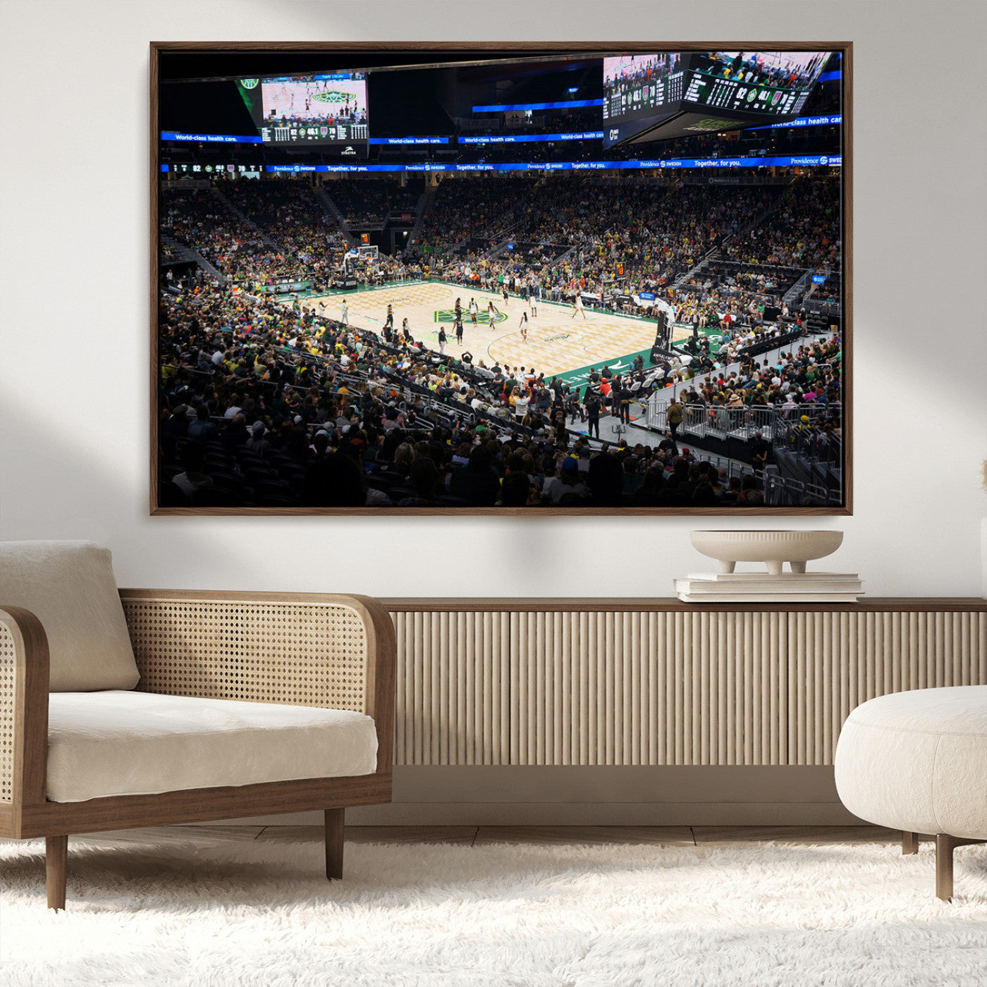 MGV-FC-36X24 - Climate Pledge Arena | Washington Seattle Kraken Hockey Stadium Wall Art | Canvas Print | Ready to