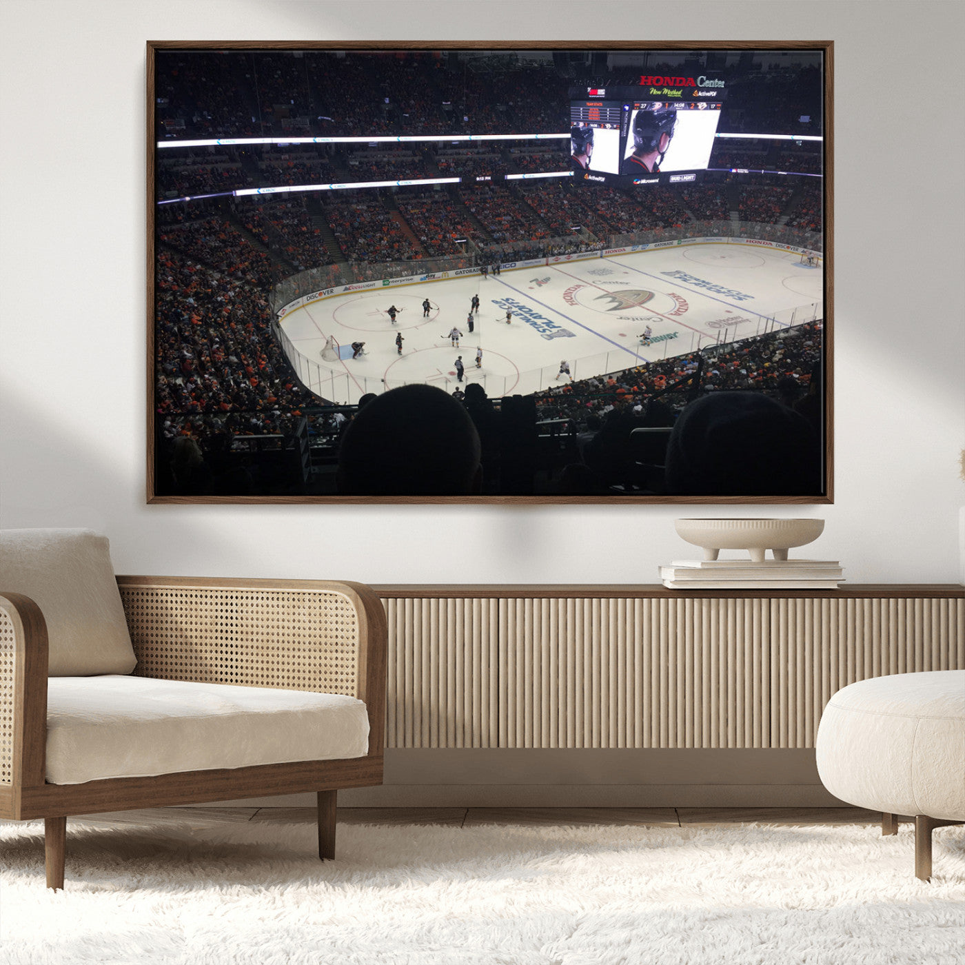 MGV-FC-36X24 - Honda Center California Anaheim Ducks Hockey Stadium Wall Art, Honda Center California Stadium Wall