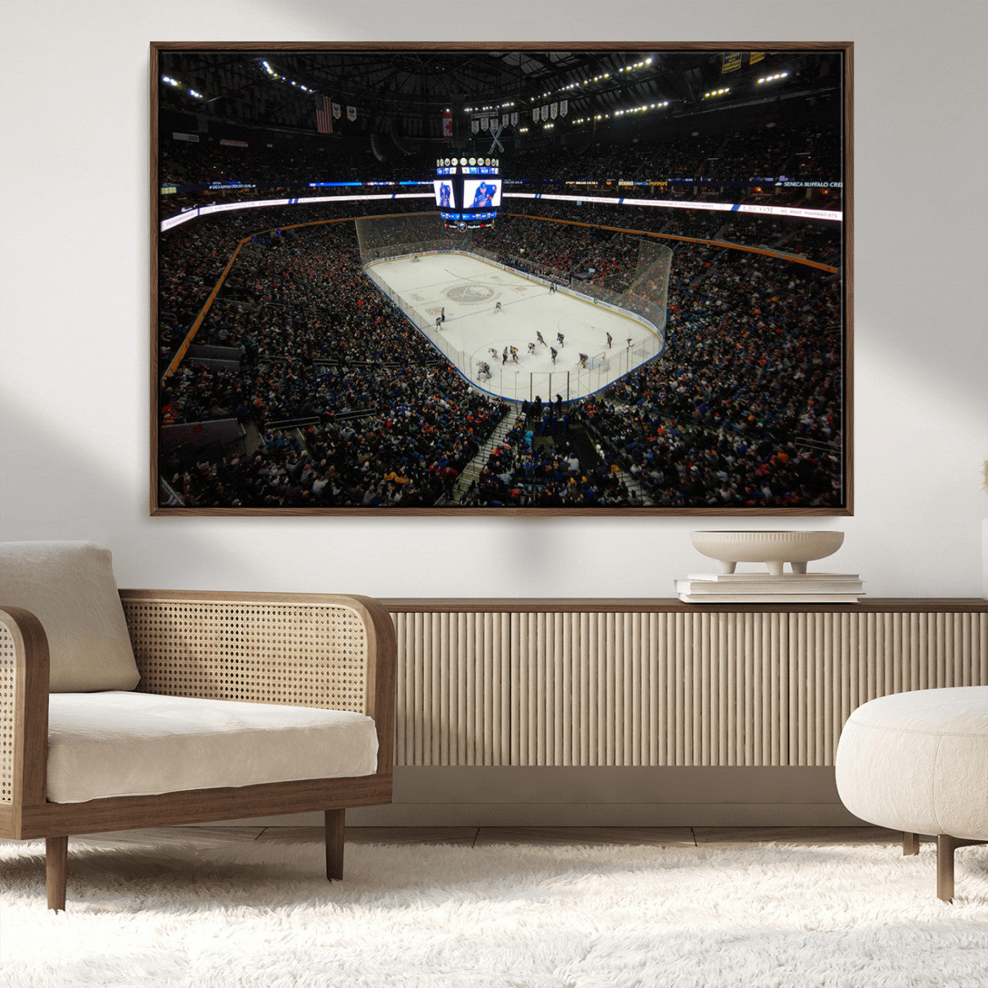 MGV-FC-36X24 - KeyBank Center New York Buffalo Sabres Hockey Stadium Canvas Print Wall Art