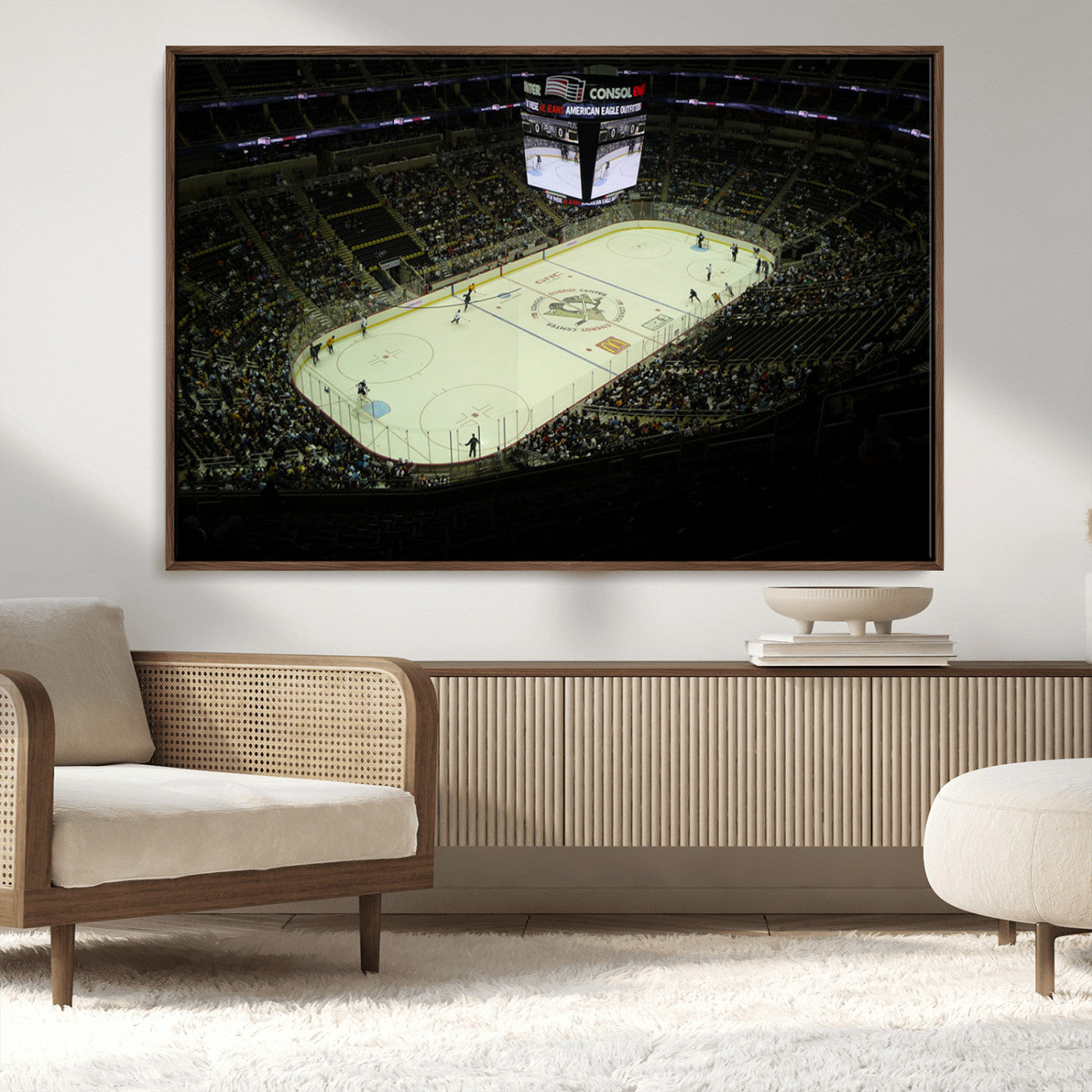 MGV-FC-36X24 - PPG Paints Arena Pennsylvania Pittsburgh Penguins Hockey Stadium Canvas, Pennsylvania Pittsburgh