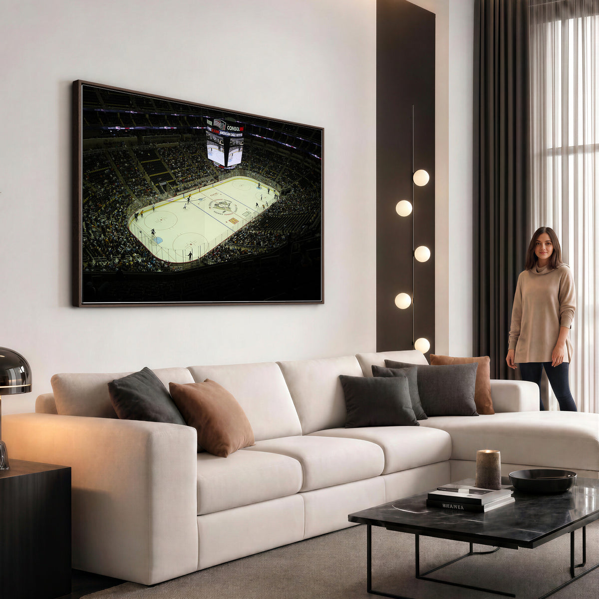 52168-MGV-CV-36X24 - PPG Paints Arena Pennsylvania Pittsburgh Penguins Hockey