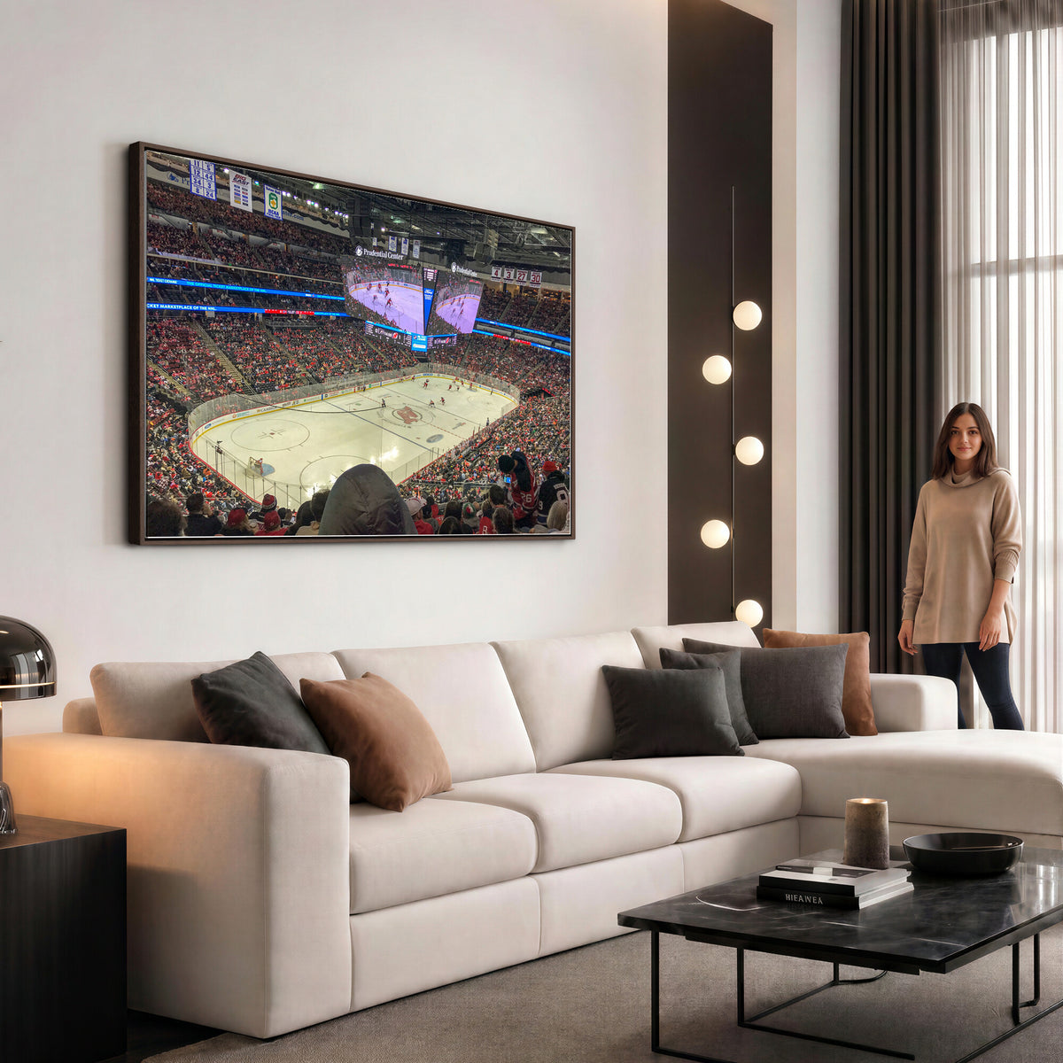 29638-MGV-CV-36X24 - Prudential Center Newark New Jersey Devils Hockey Stadium