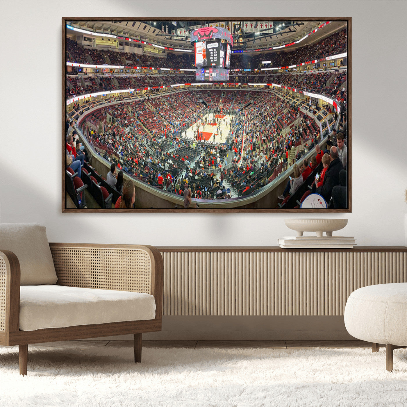 MGV-FC-36X24 - United Center Chicago Bulls Stadium Wall Art Canvas Print