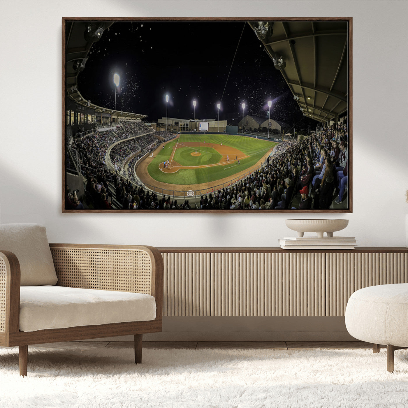 MGV-FC-36X24 - Olsen Field at Blue Bell Park - Texas A&M Aggies Baseball Stadium Wall Art Canvas Print