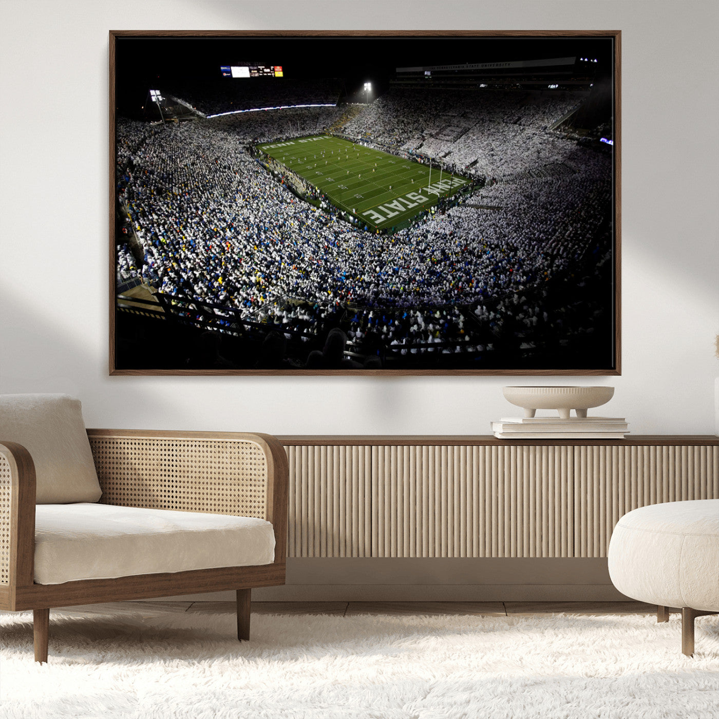 MGV-FC-36X24 - Penn State Football Stadium Wall Art - Beaver Stadium Canvas Print