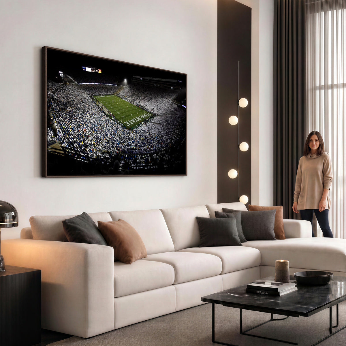 96825-MGV-CV-36X24 - Penn State Football Stadium Wall Art - Beaver Stadium Canvas Print