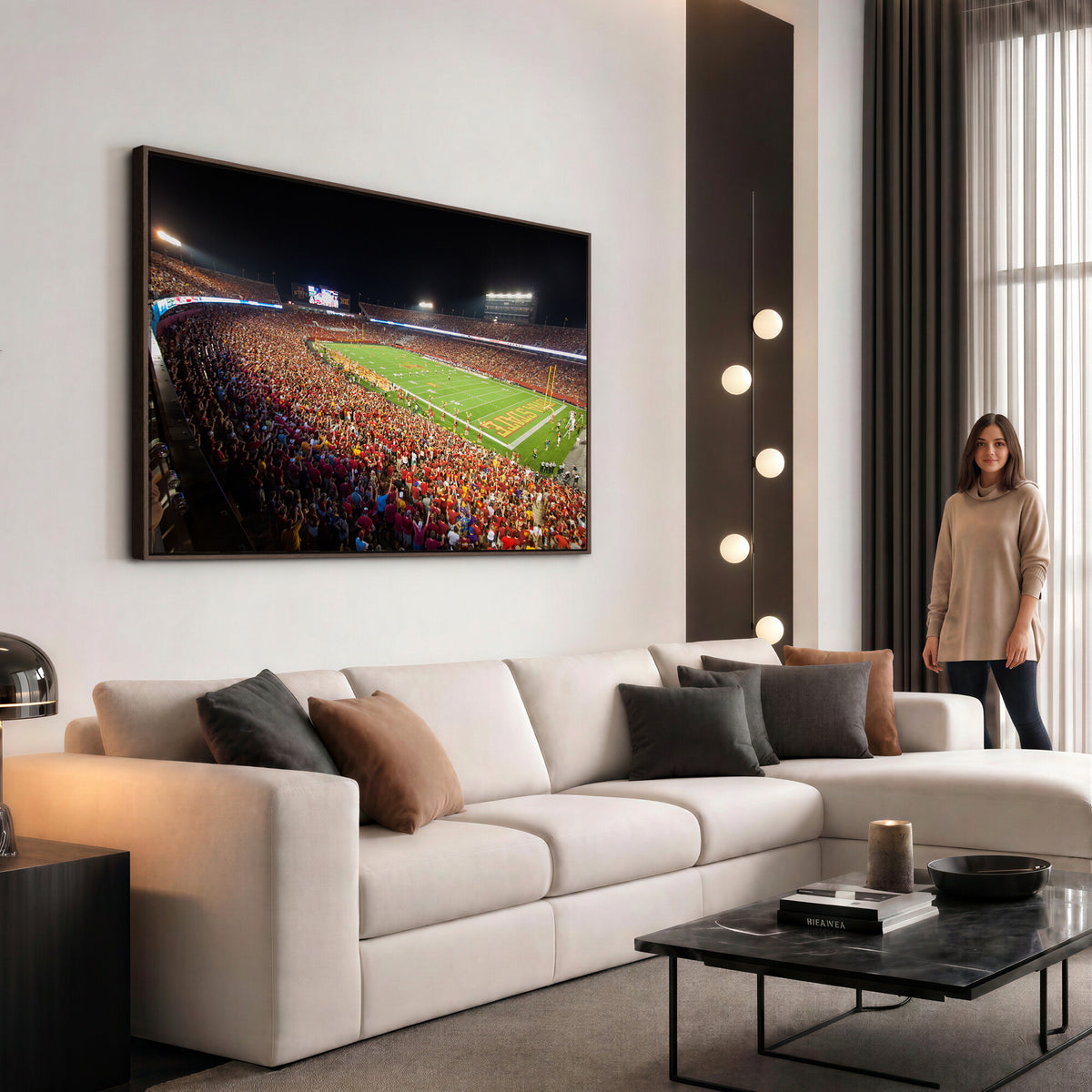 35139-MGV-CV-36X24 - Iowa State University Cyclones Canvas Print, Jack Trice Stadium