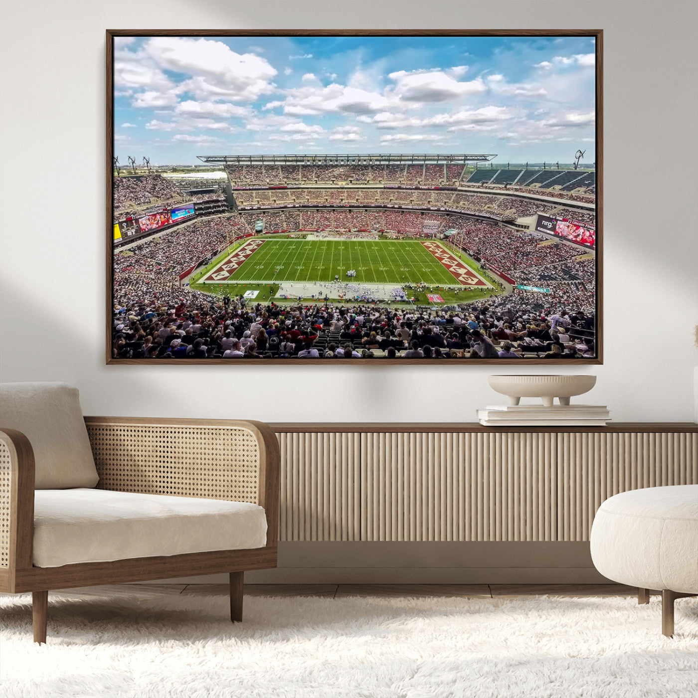 MGV-FC-36X24 - The Temple University Owls Athletics Team Print - Philadelphia Lincoln Financial Field Stadium Wall