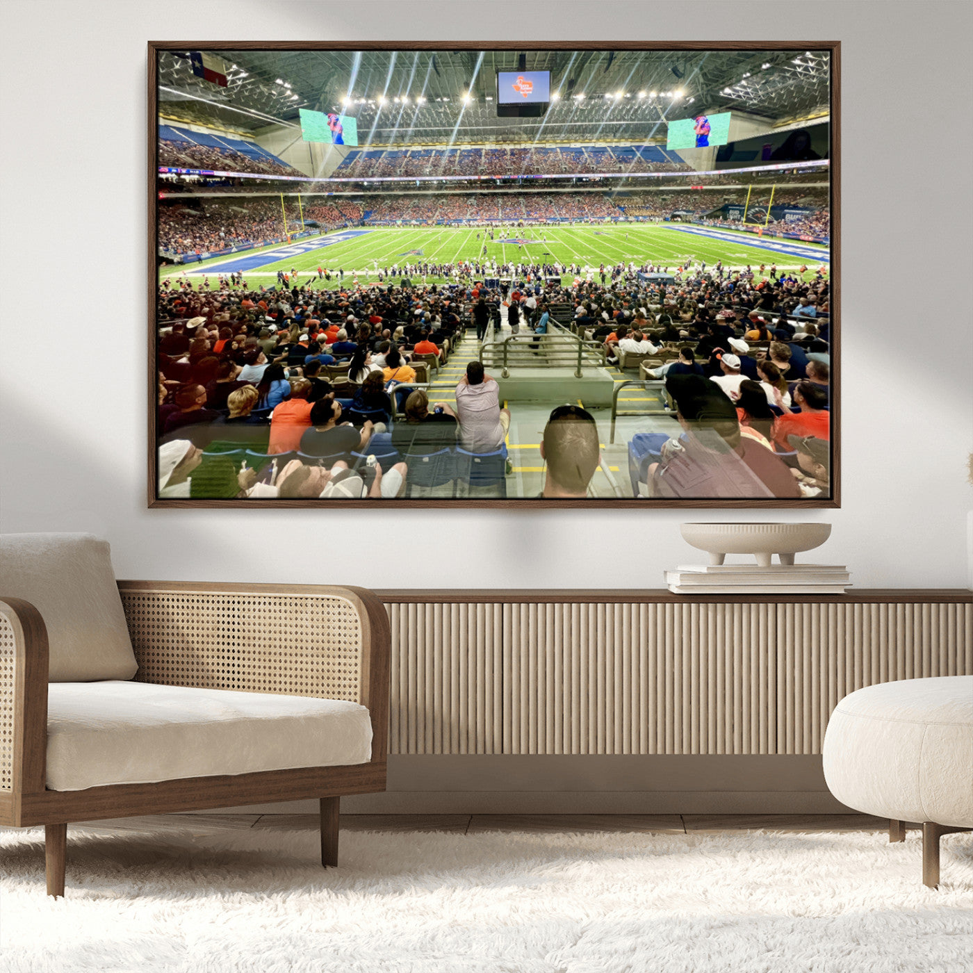 MGV-FC-36X24 - The University of Texas at San Antonio Roadrunners Football Team Print - San Antonio Alamodome Wall
