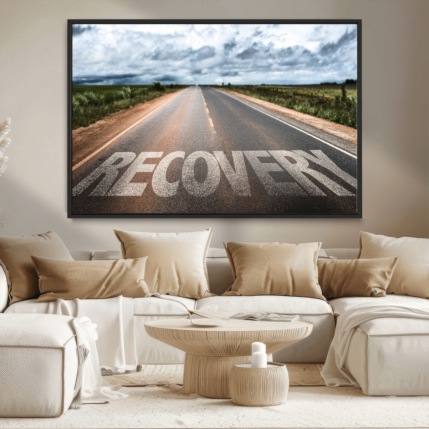MGV-FC-36X24 - Recovery Road Wall Art Canvas Print