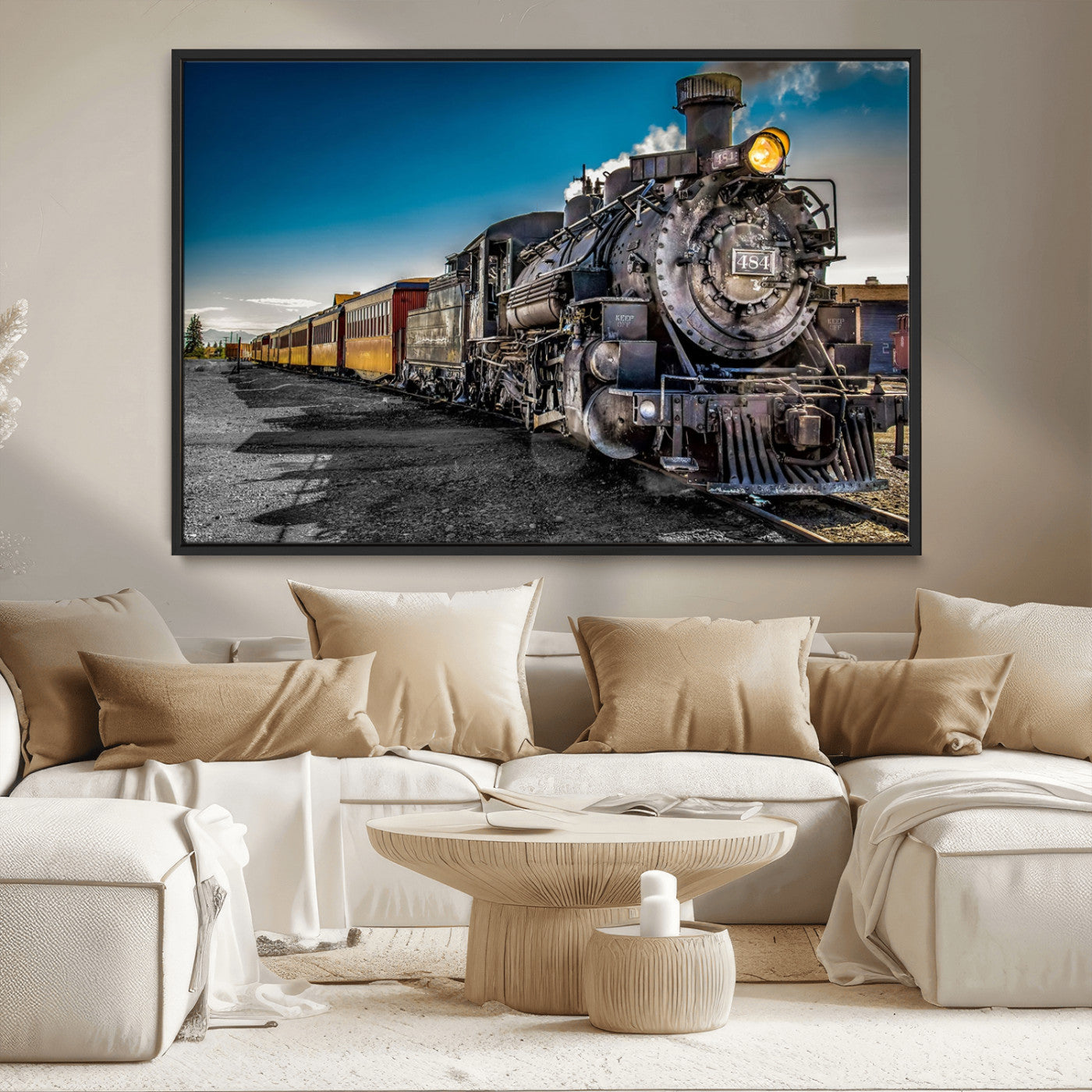 MGV-FC-36X24 - Train Wall Art Canvas Print