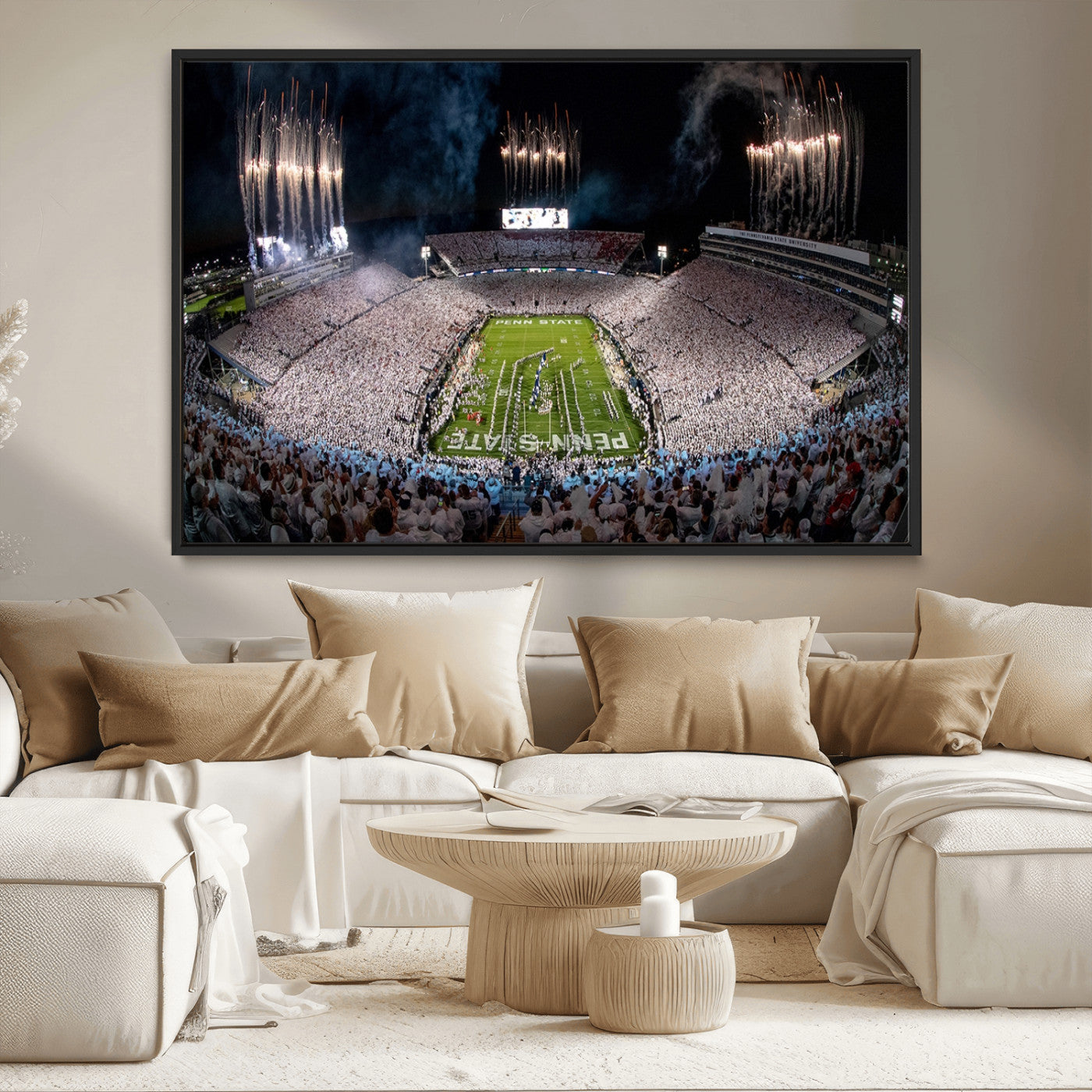 MGV-FC-36X24 - Penn Stadium Football Wall Art Canvas Print, Pennsylvania University Football Stadium