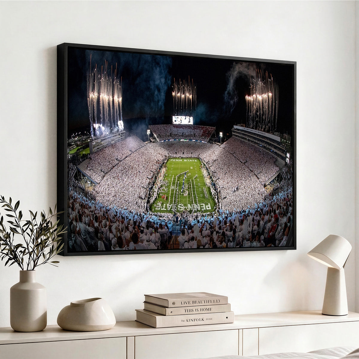 11391-MGV-CV-36X24 - Penn State Football Wall Art Canvas Print