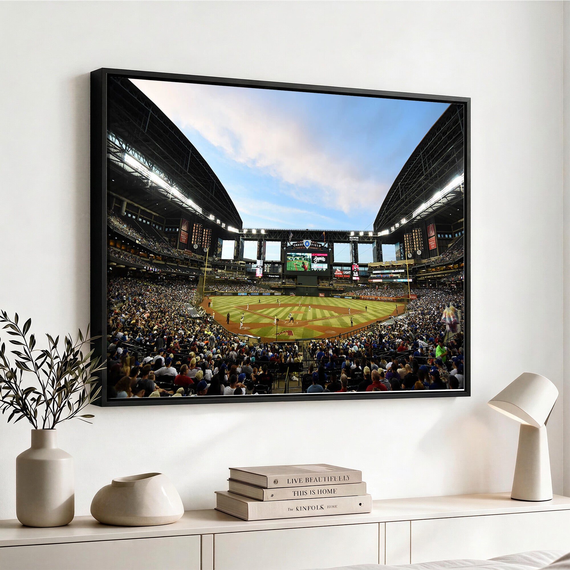 Arizona Diamondbacks Chase Field Wall Art | Baseball Canvas