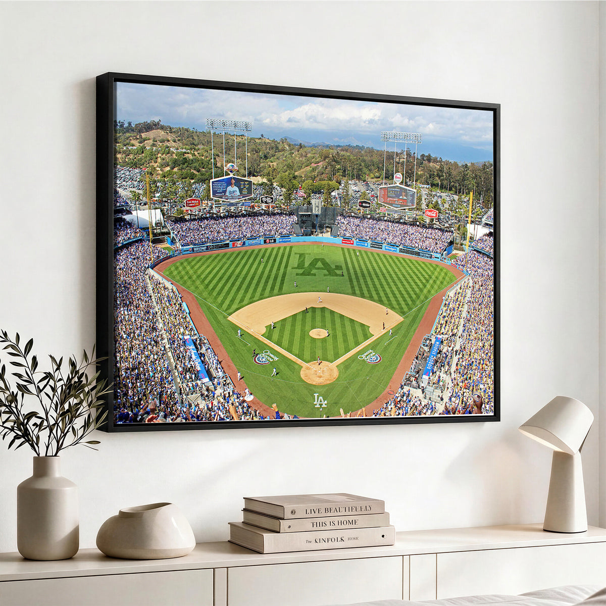 34760-MGV-CV-36X24 - Citi Field Wall Art Print | 3-Panel New York Mets Baseball Stadium Canvas Print