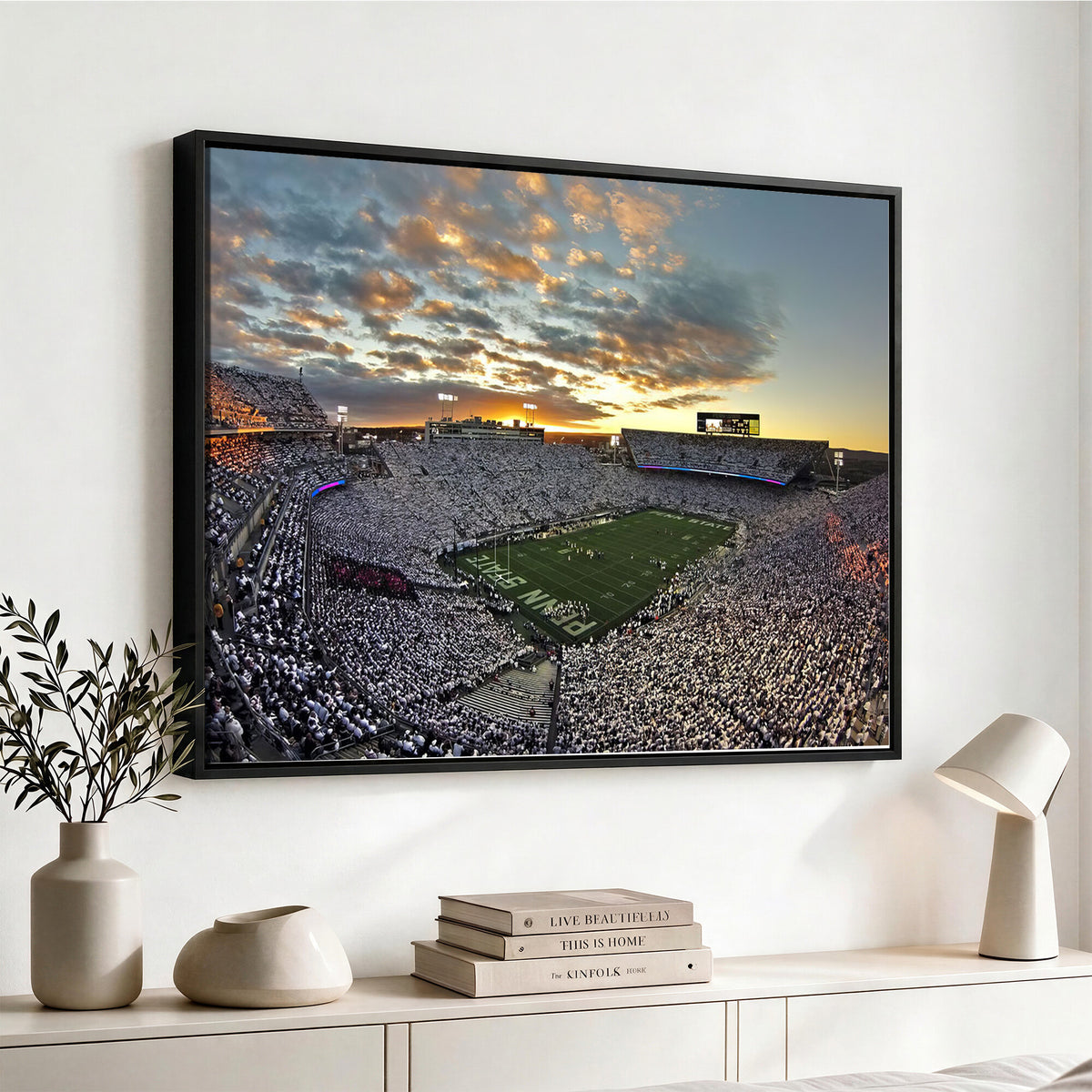 38807-MGV-CV-36X24 - Beaver Stadium Wall Art, Penn State Stadium Wall Art | Penn State Nittany Lions Football