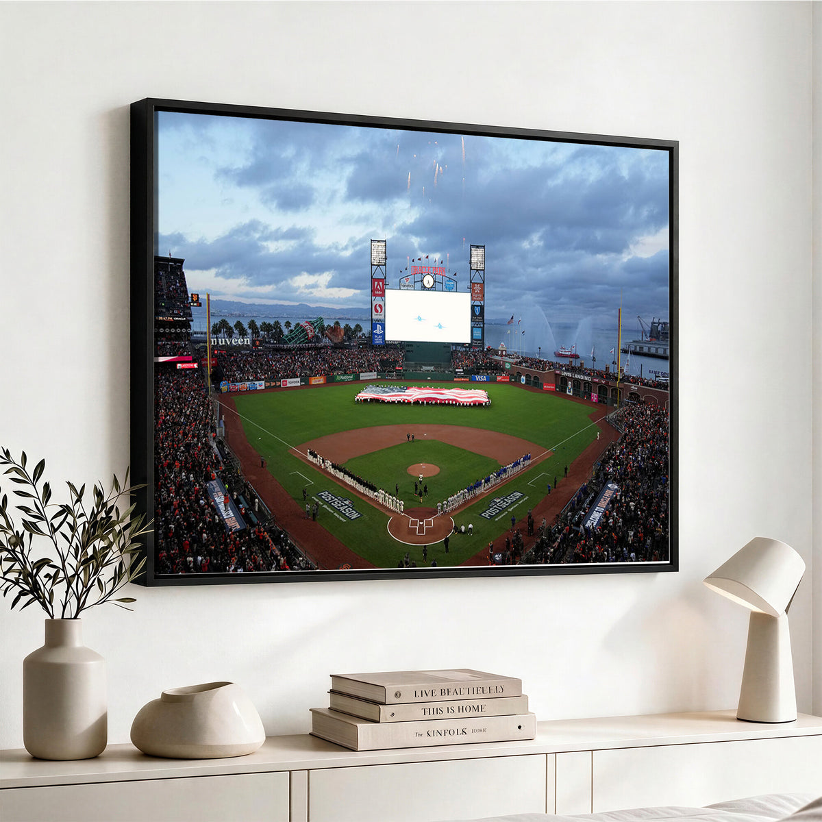 44631-MGV-CV-36X24 - Oracle Park San Francisco Giants Wall Art | Oracle Park Stadium Canvas Print