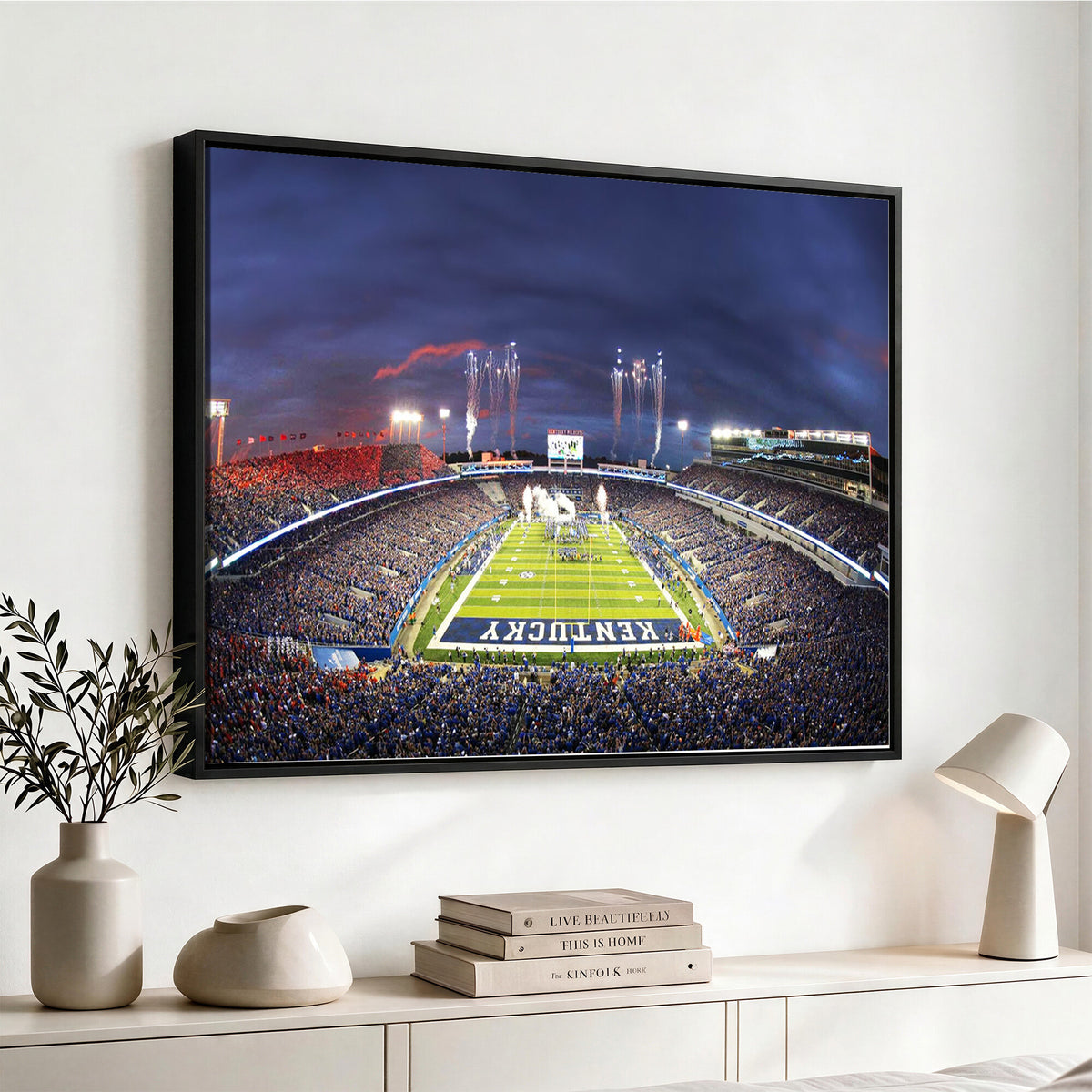 26008-MGV-CV-36X24 - Kroger Field Canvas Wall Art, Kentucky Stadium Wall Art