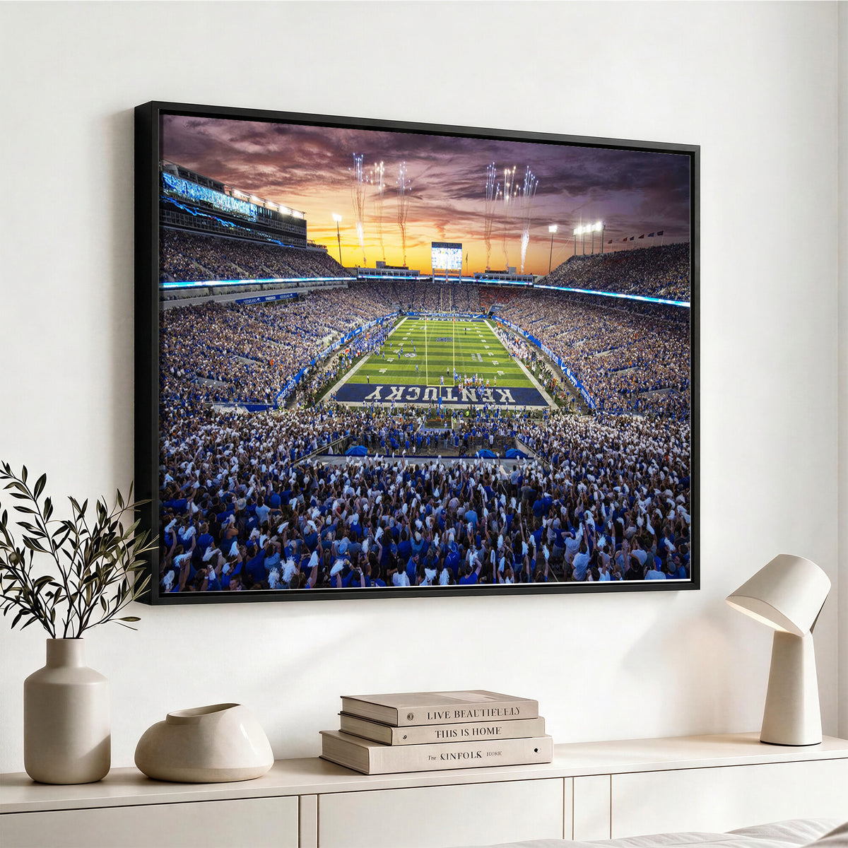 78524-MGV-CV-36X24 - Kroger Field Wall Art Print, Kentucky Stadium Wall Art