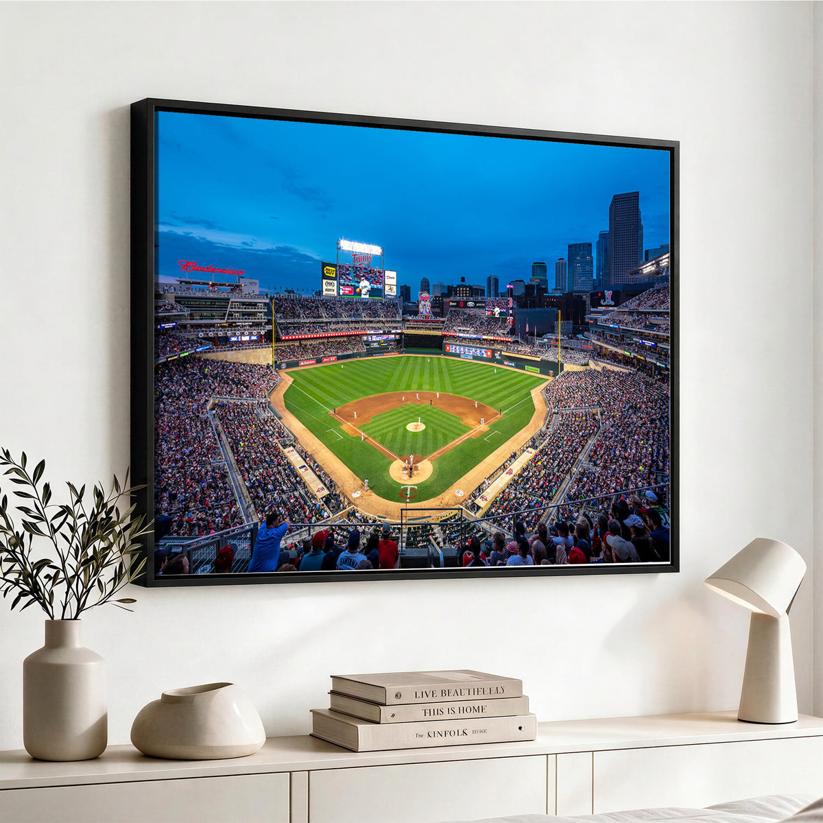 77273035-MGV-CV-36X24 - Target Field Stadium Wall Art Canvas Print, Minnesota Twins