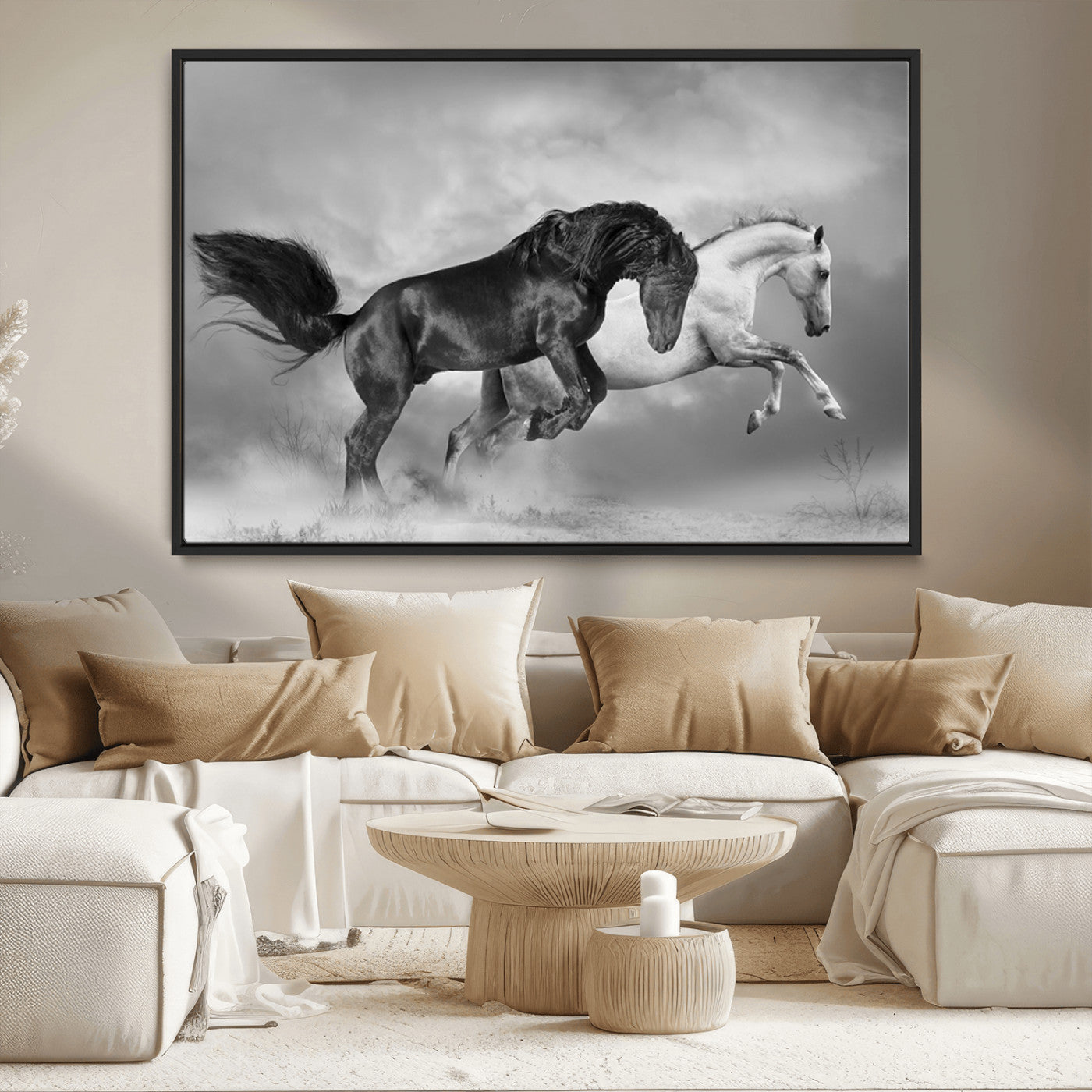 MGV-FC-36X24 - Wild Horses Wall Art Canvas Print
