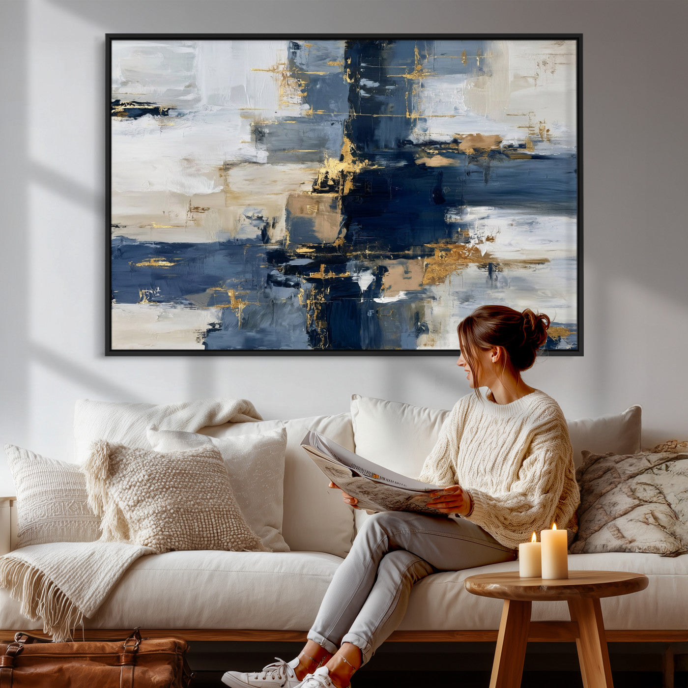 57128767-MGV-CV-36X24 - Abstract Wall Art Canvas Print